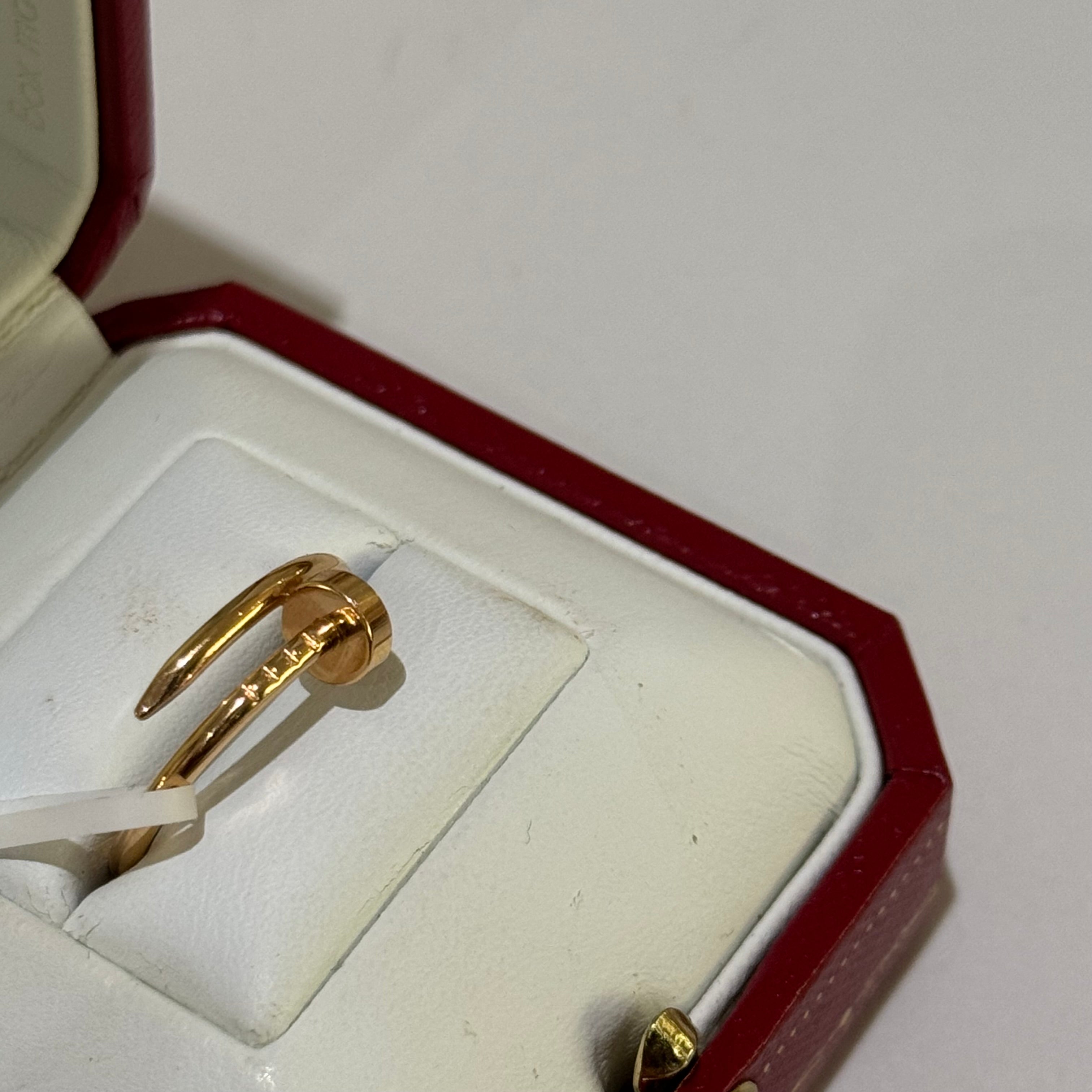 CARTIER JUSTE UN CLOU RING ROSE GOLD