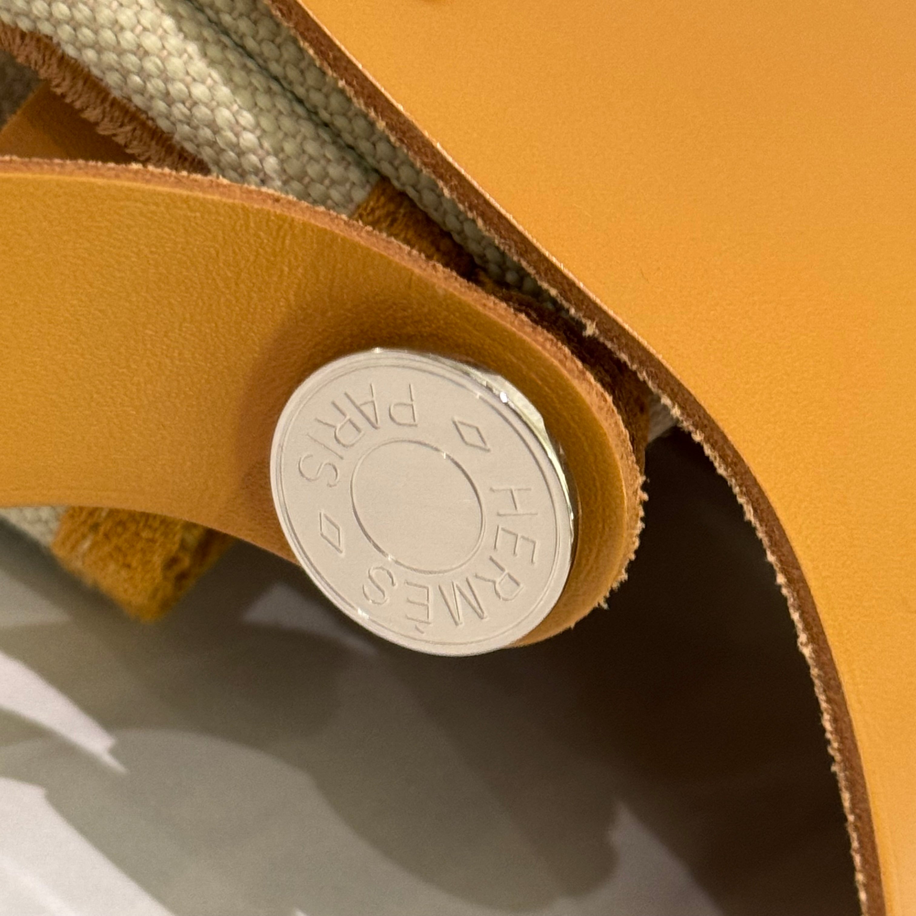 HERMÈS HERBAG MINI GOLD(STAMP K)