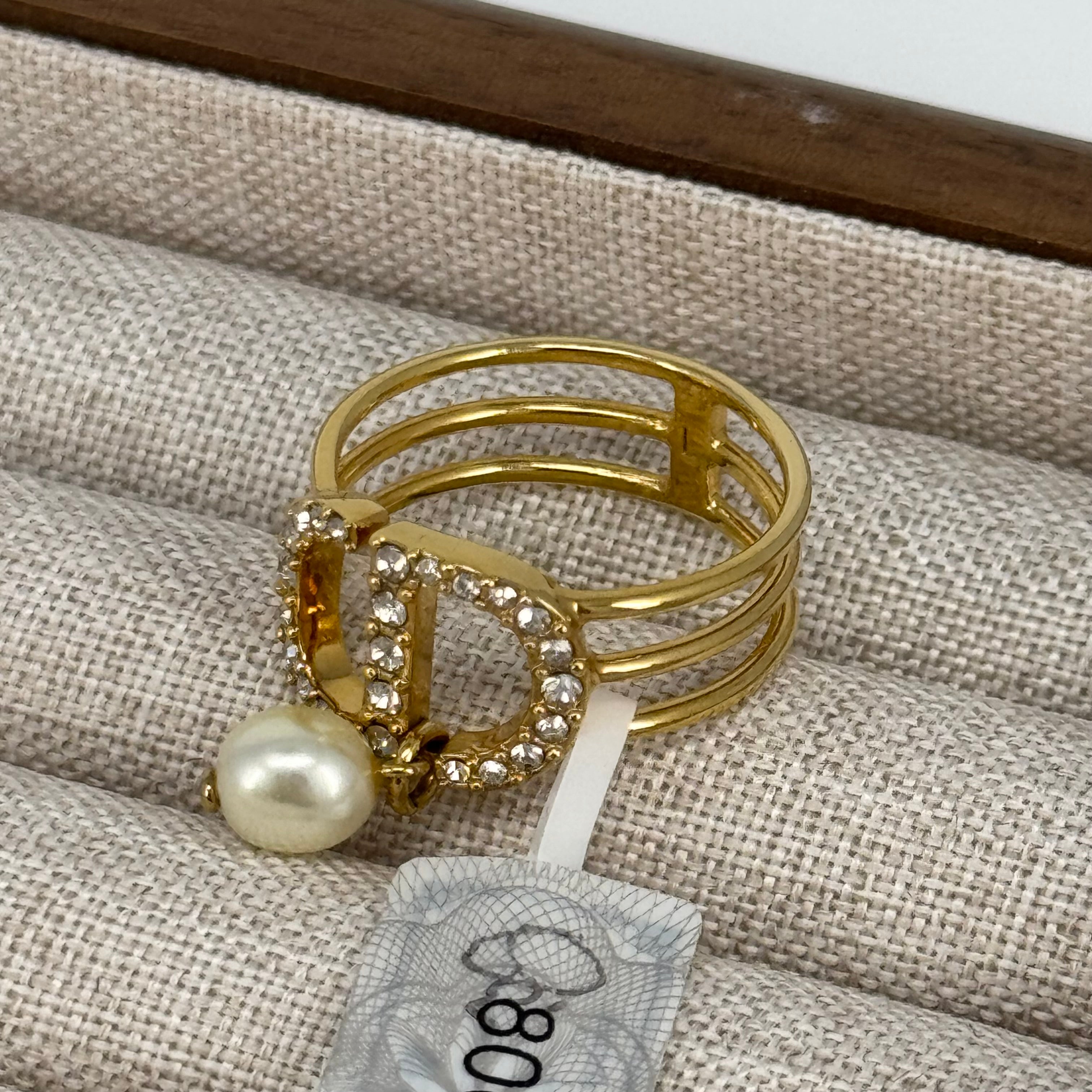 DIOR PEARL RING