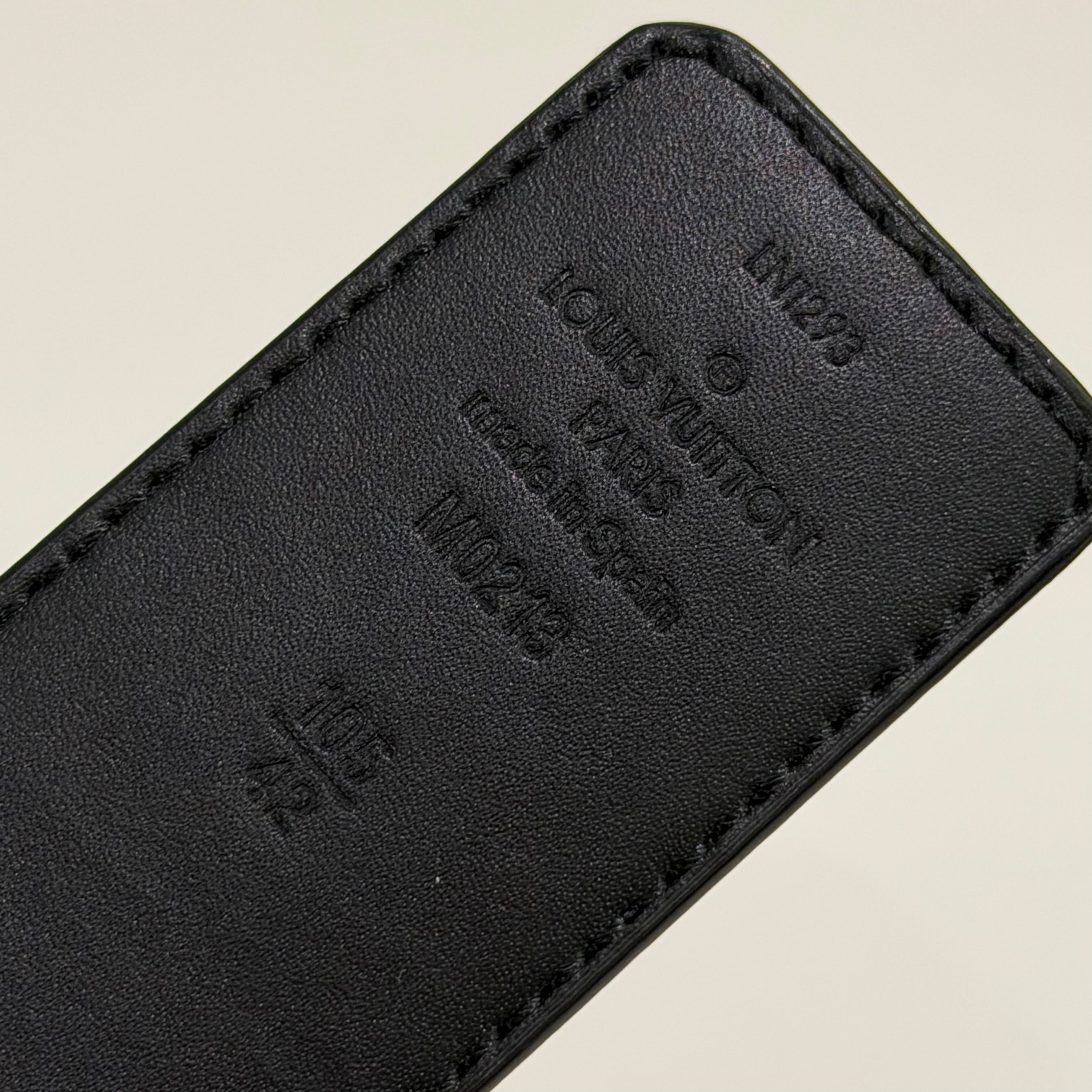 Louis Vuitton Damier Black Belt