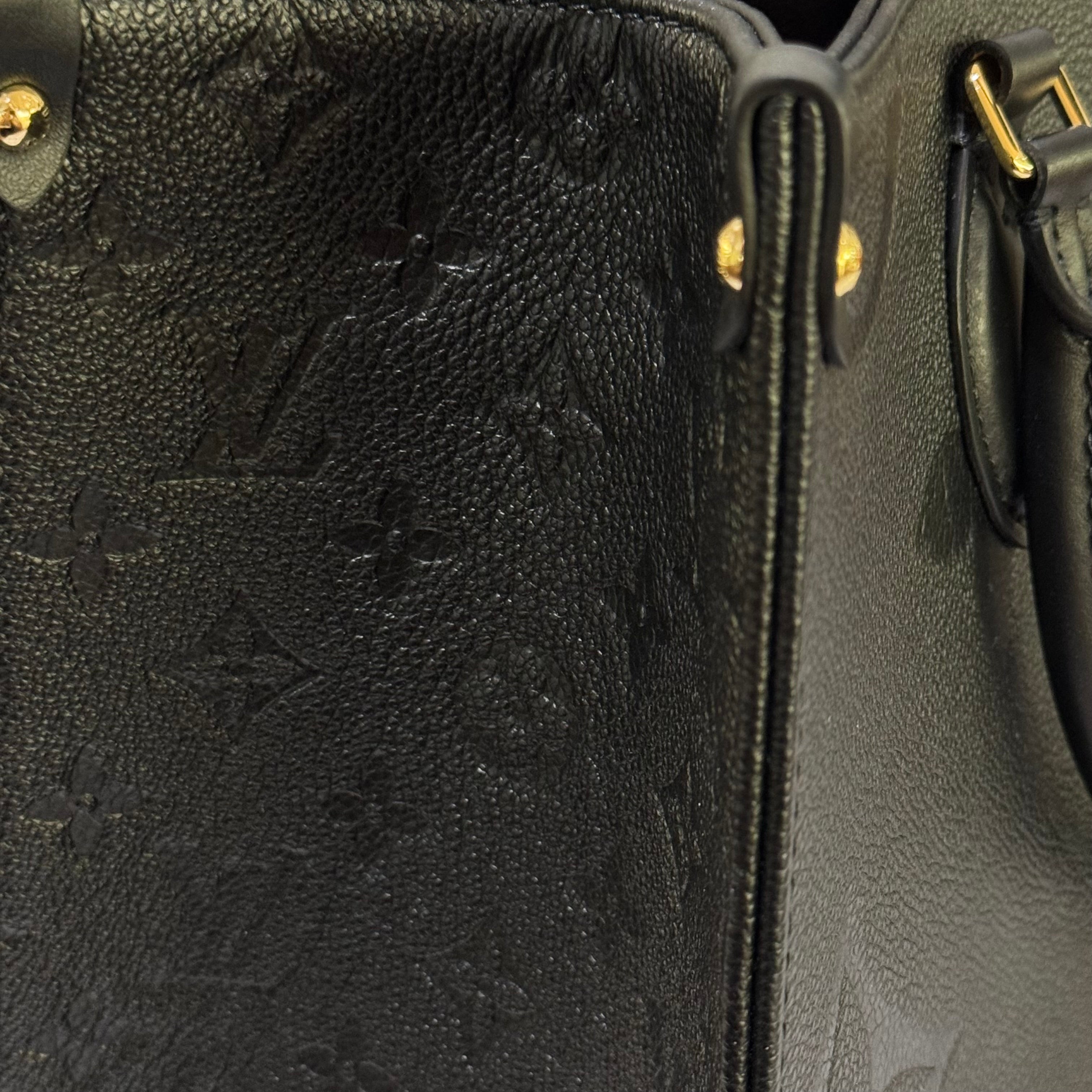 LOUIS VUITTON ON THE GO TOTE BLACK