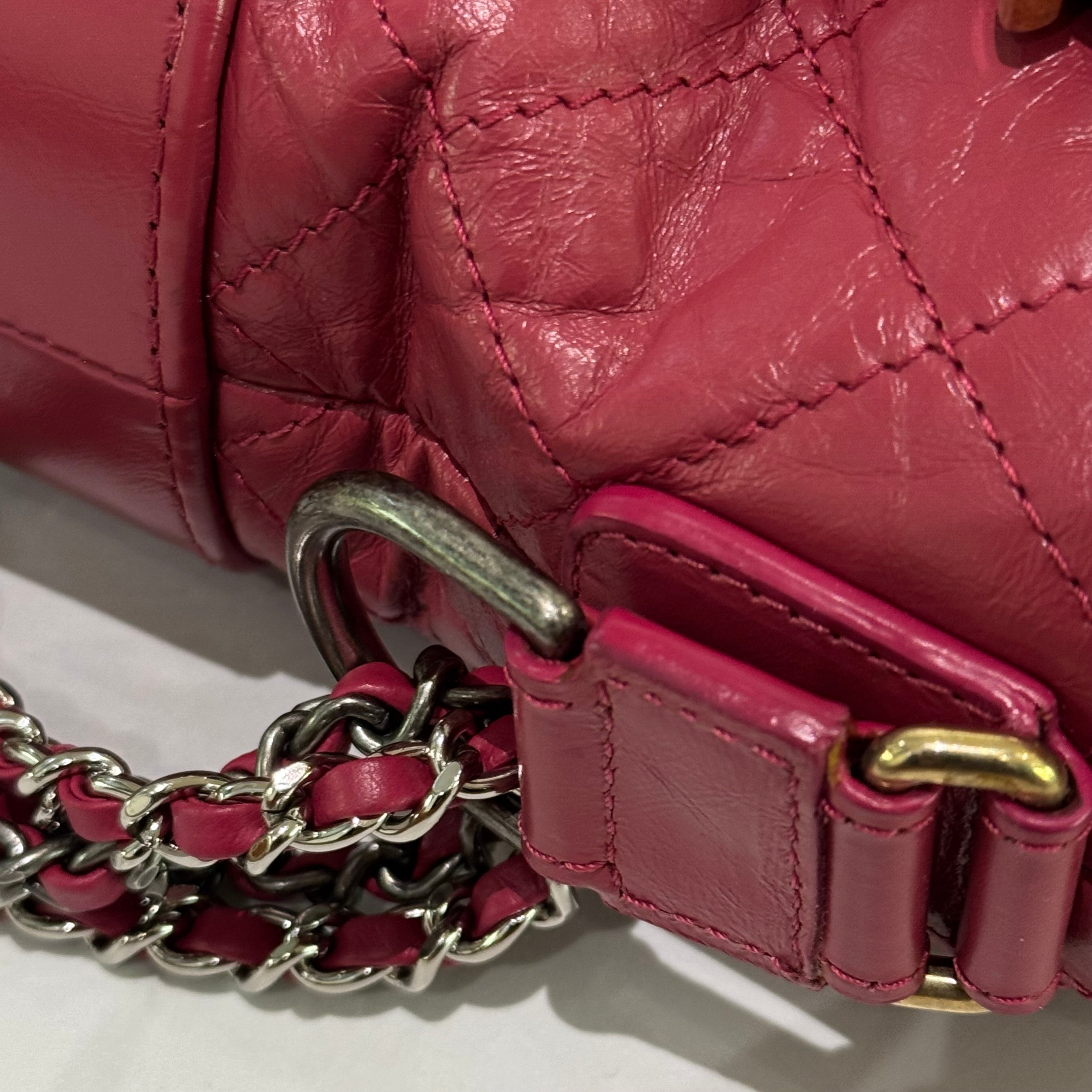 CHANEL GABRIELLE SMALL HOBO BAG FUCHSIA PINK