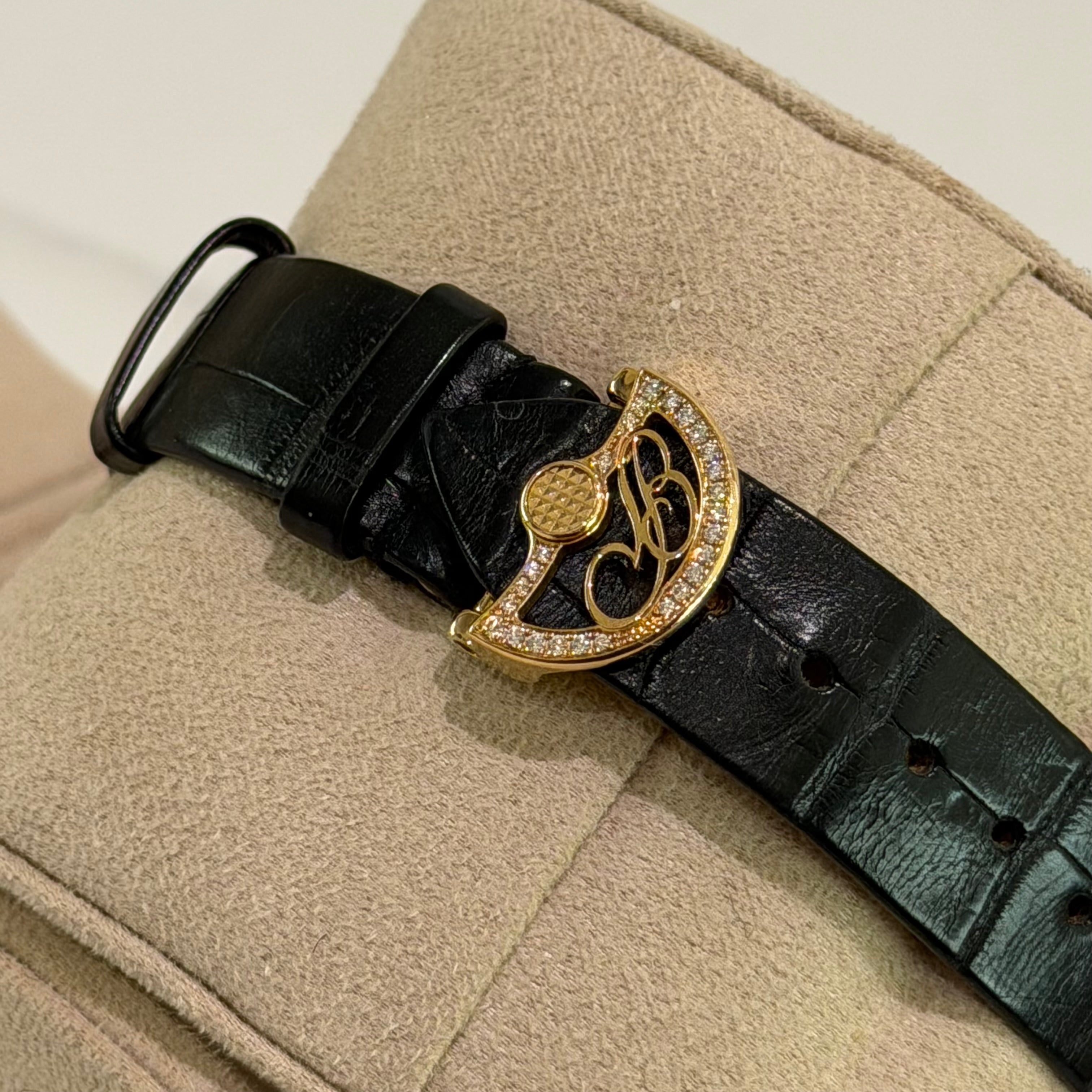 BREGUET Reine De Naples 18K Rose Gold Diamond Automatic Ladies Watch