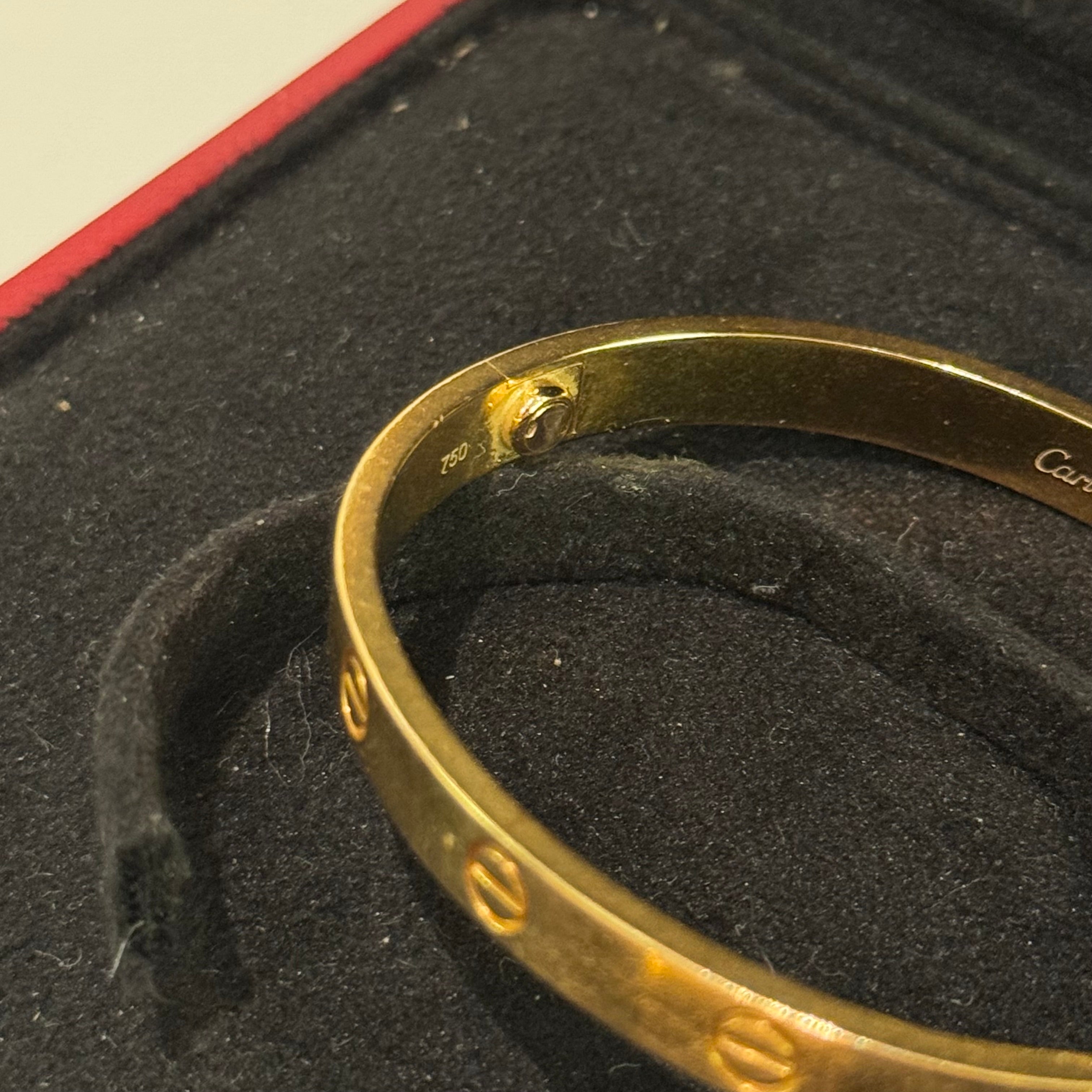 CARTIER LOVE BRACELET WIDE VERSION ROSE GOLD