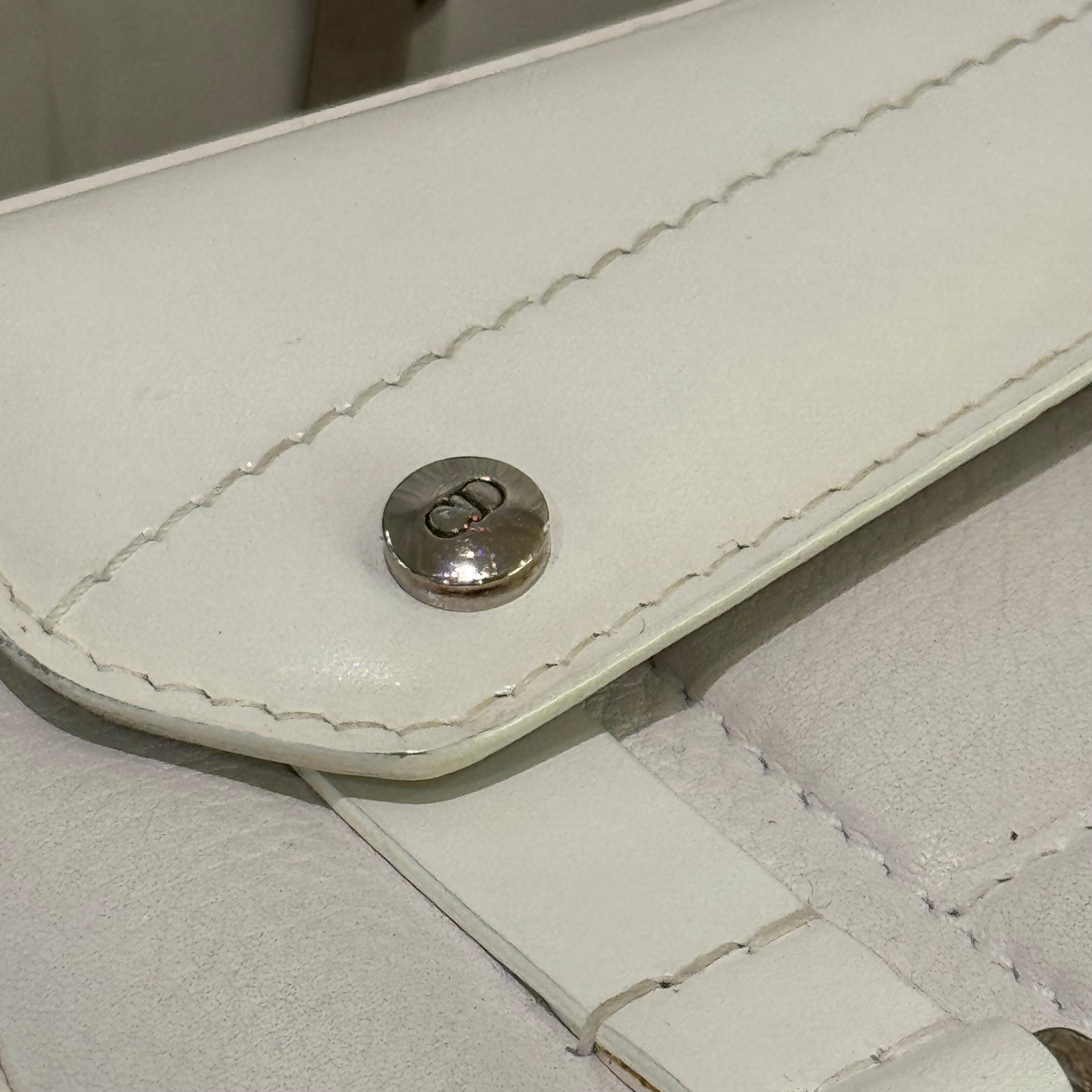 DIOR PUNK WHITE VINTAGE SHOULDER BAG
