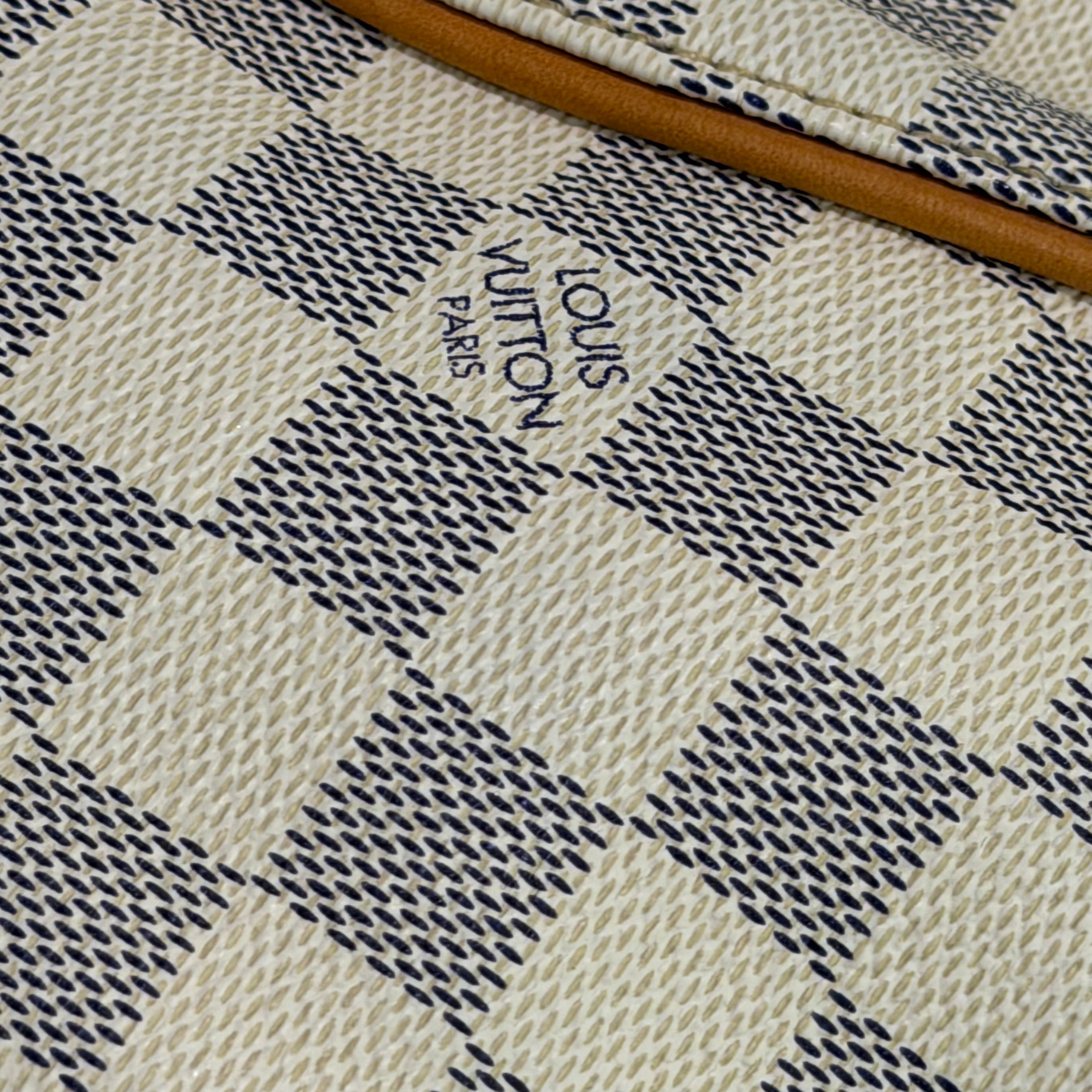 LOUIS VUITTON Vintage White Damier Shoulder Bag