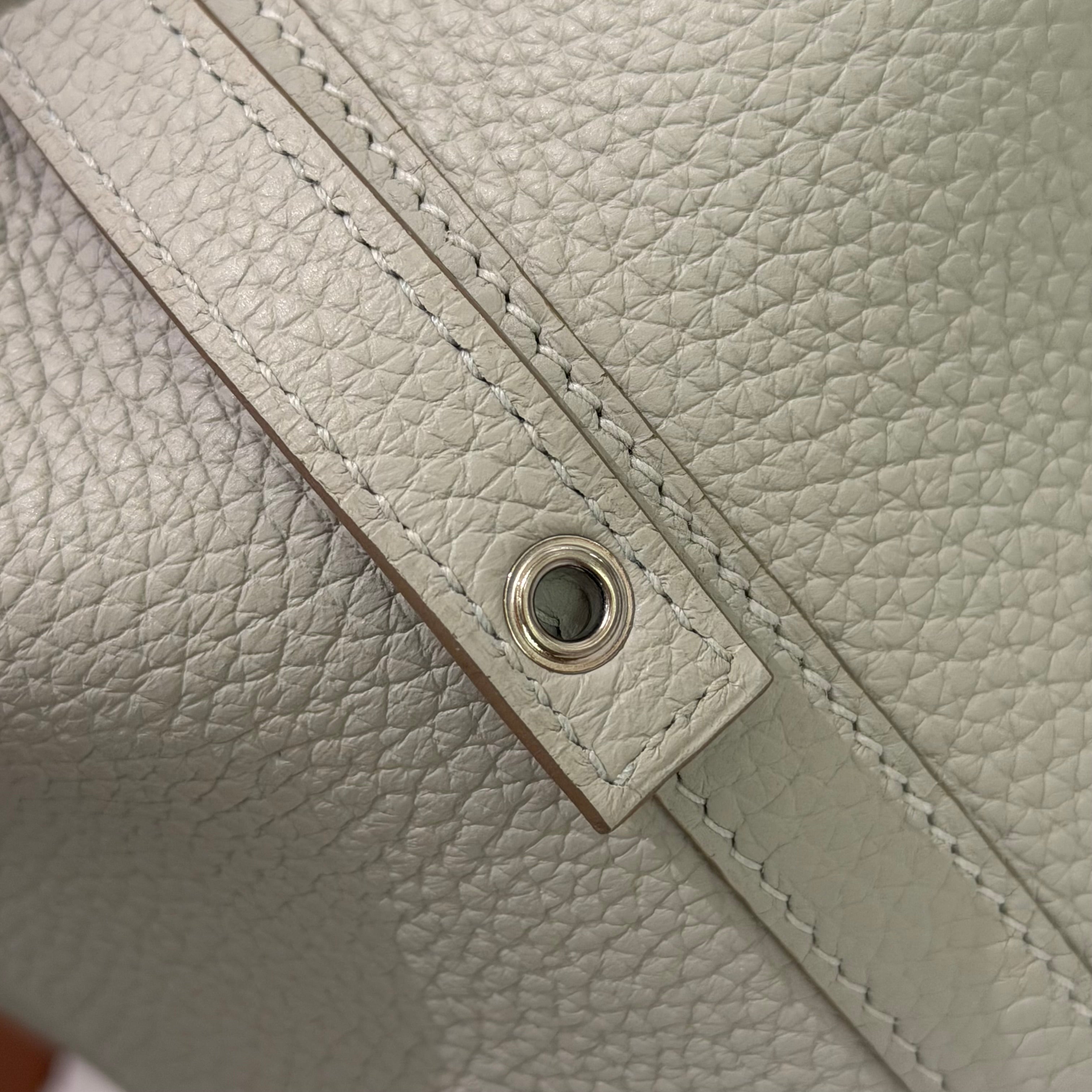 Hermes Picotin 18 Pearl Grey with Silver Hardware + Rodeo Charm (Z Stamp)