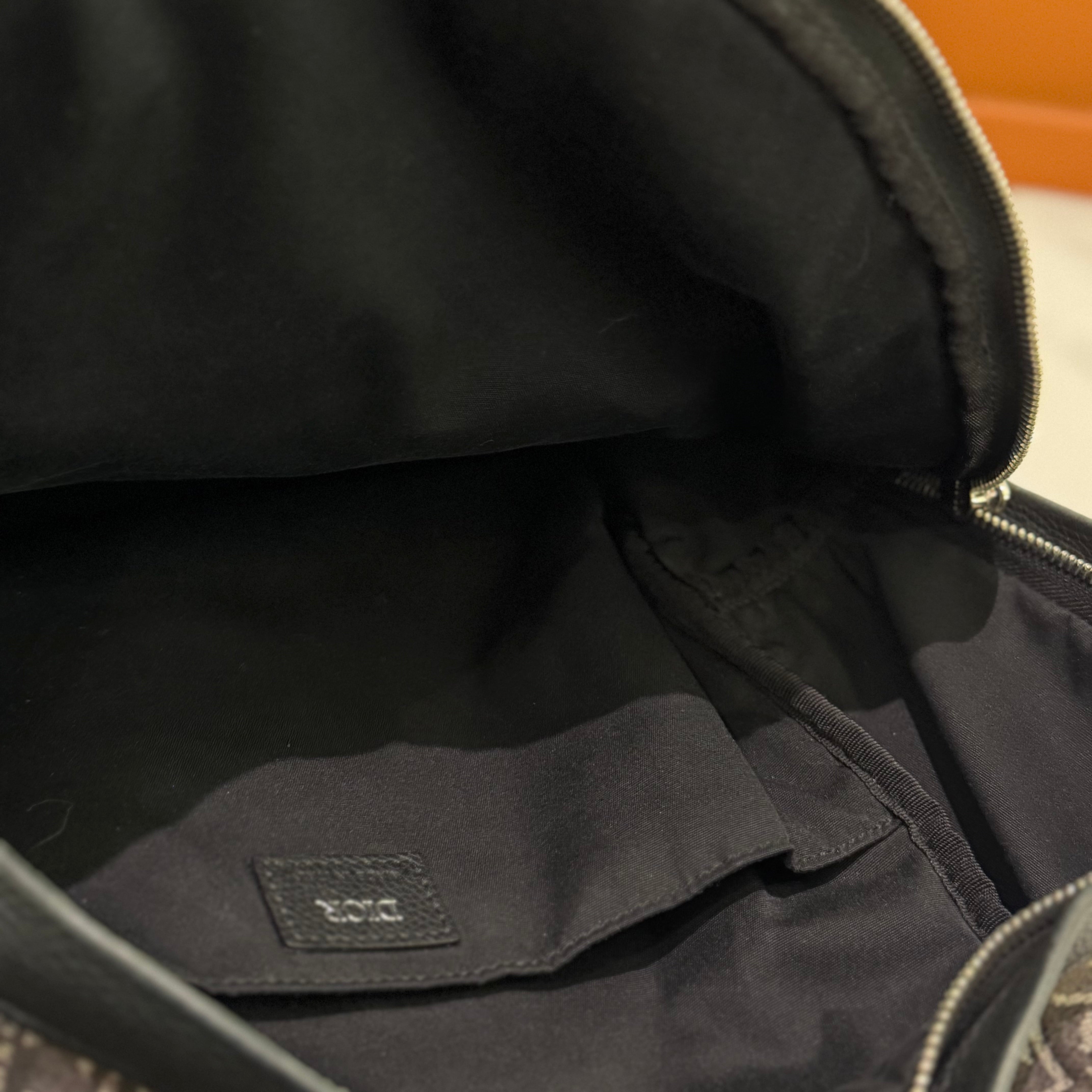 Dior Rider Oblique Embroidered Backpack