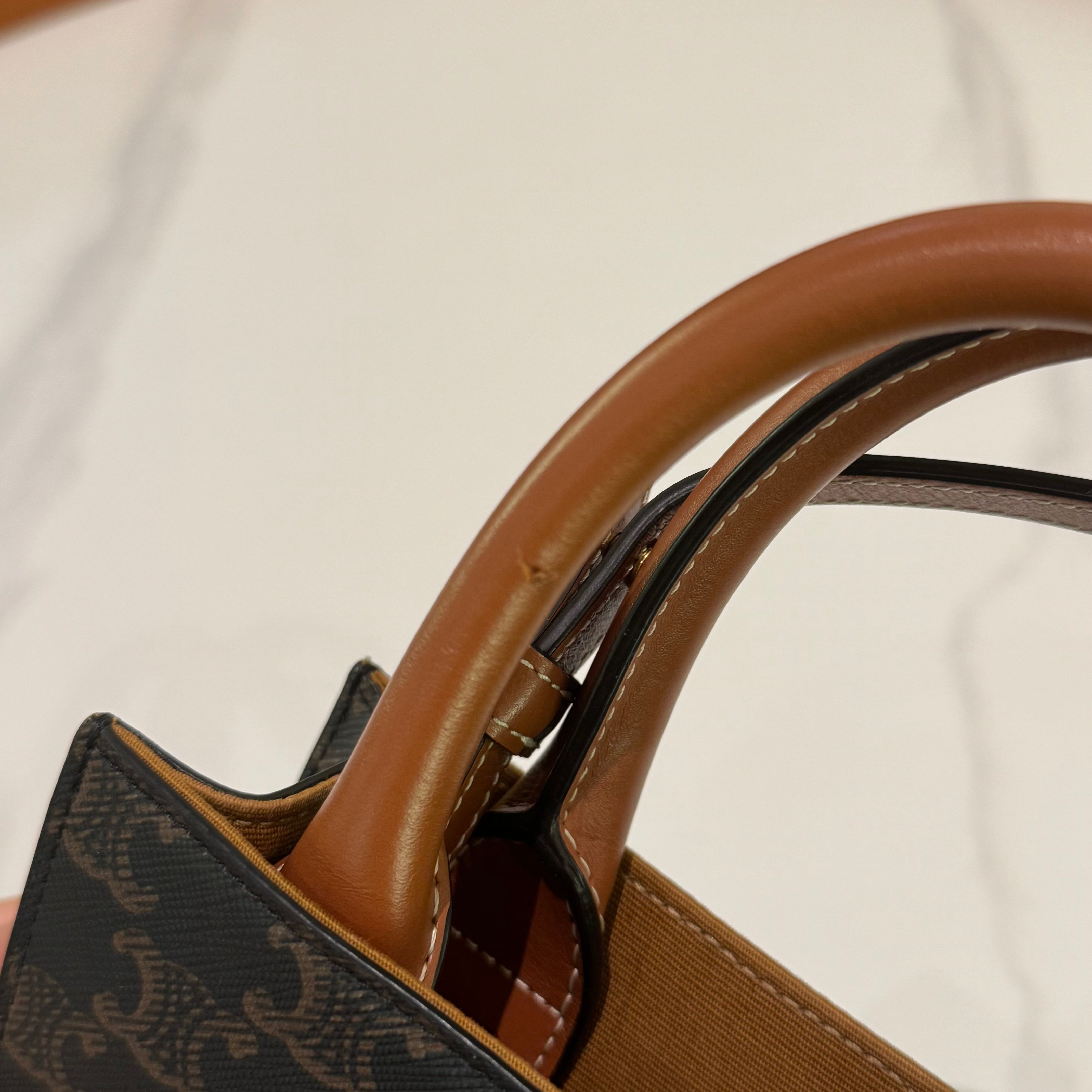 CELINE MINI CABAS TOTE VINTAGE MONOGRAM