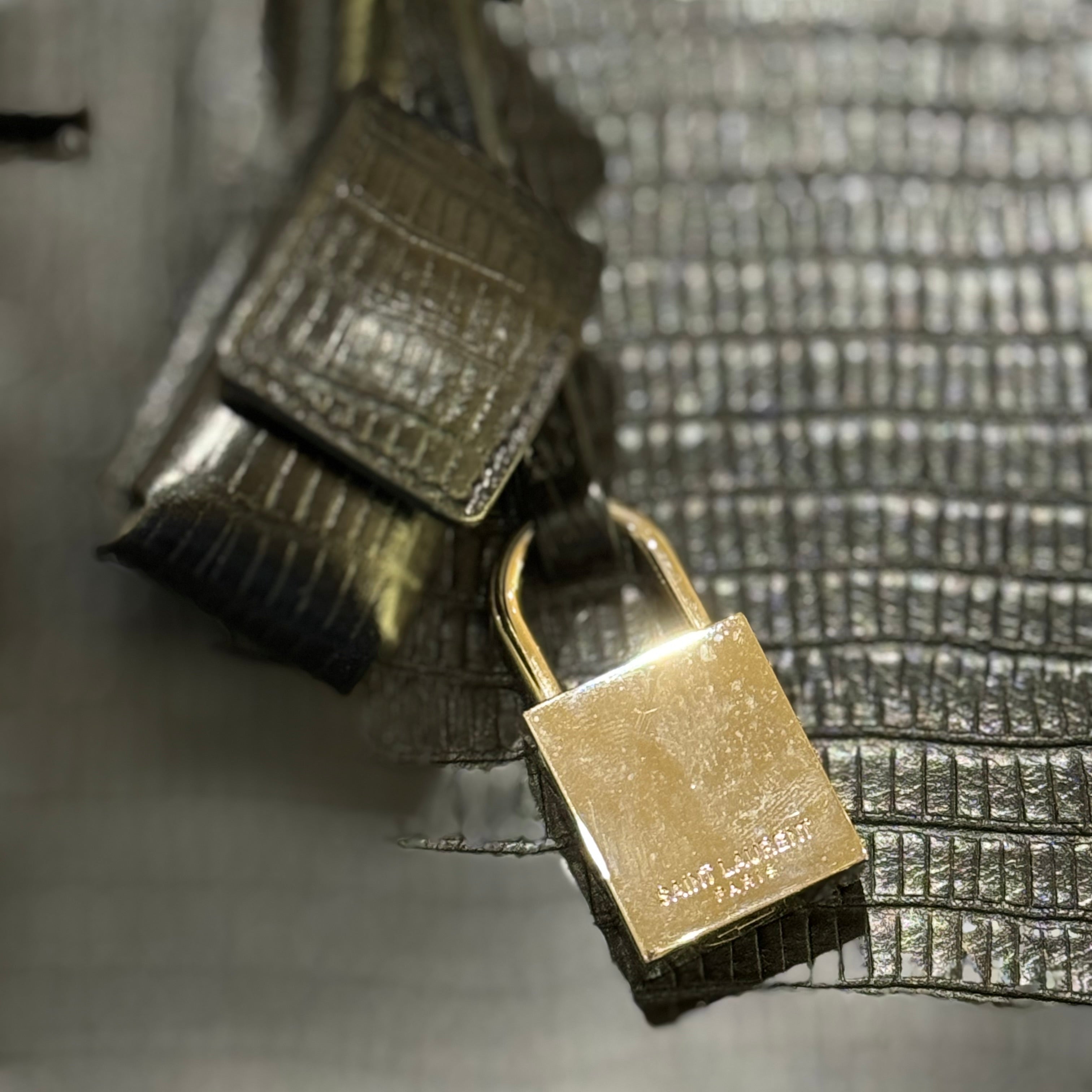 SAINT LAURENT SAC DE JOUR ACCORDION BAG | COLLINS RAIN