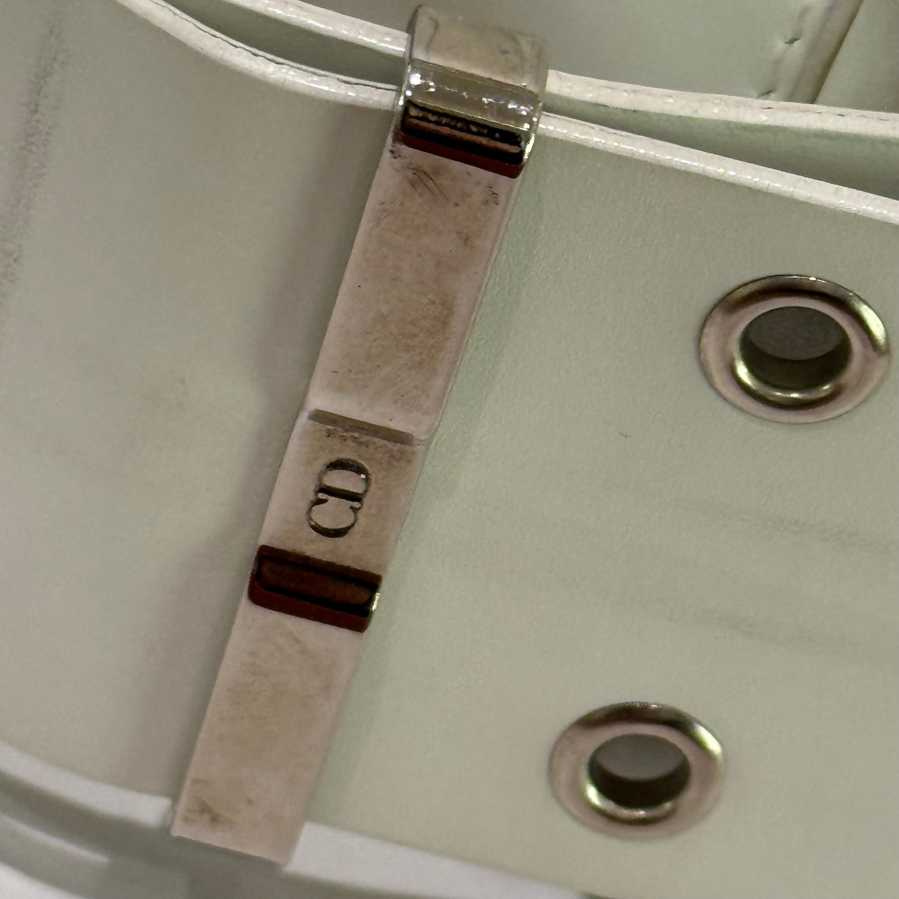 DIOR PUNK WHITE VINTAGE SHOULDER BAG
