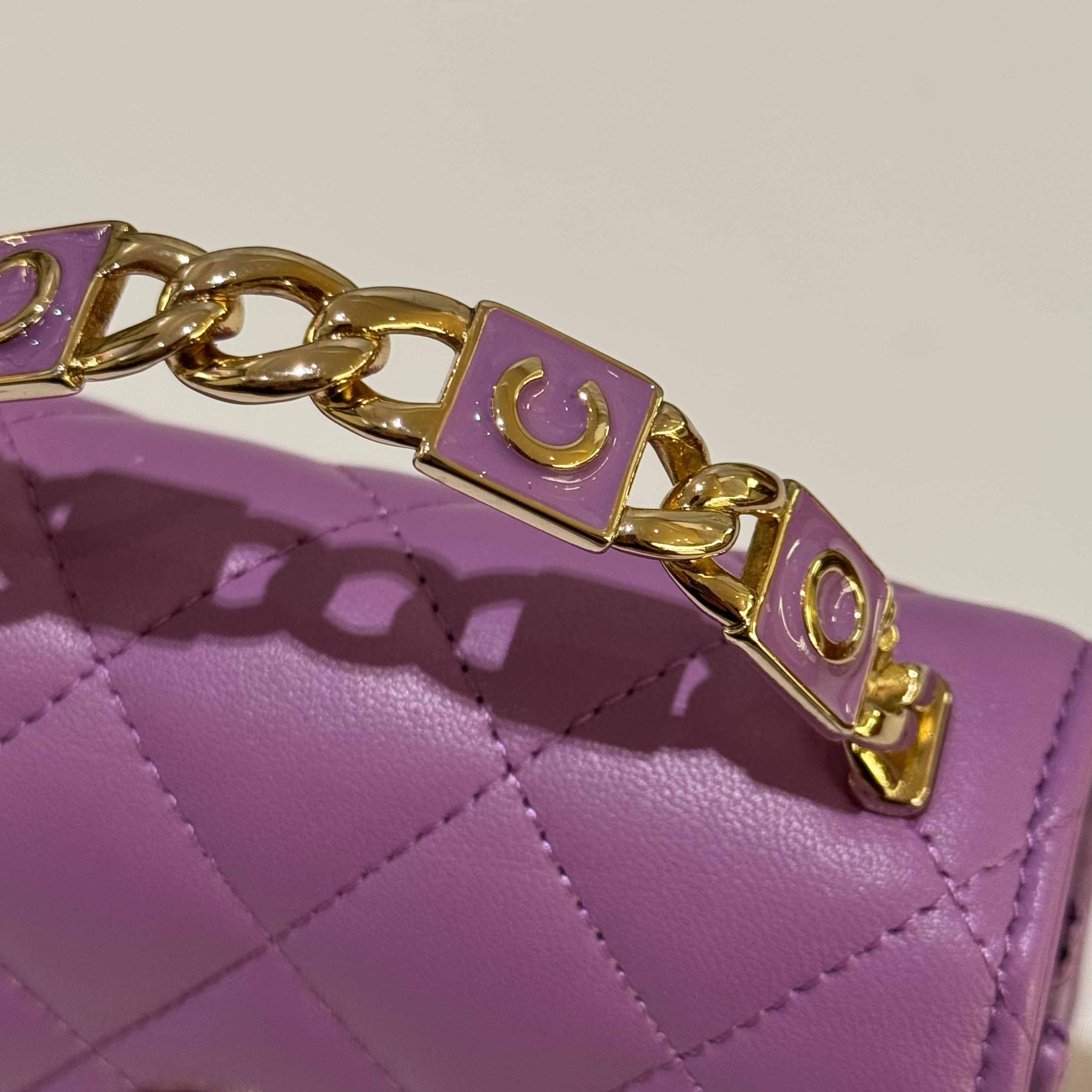 CHANEL 22S MINI BAG PURPLE