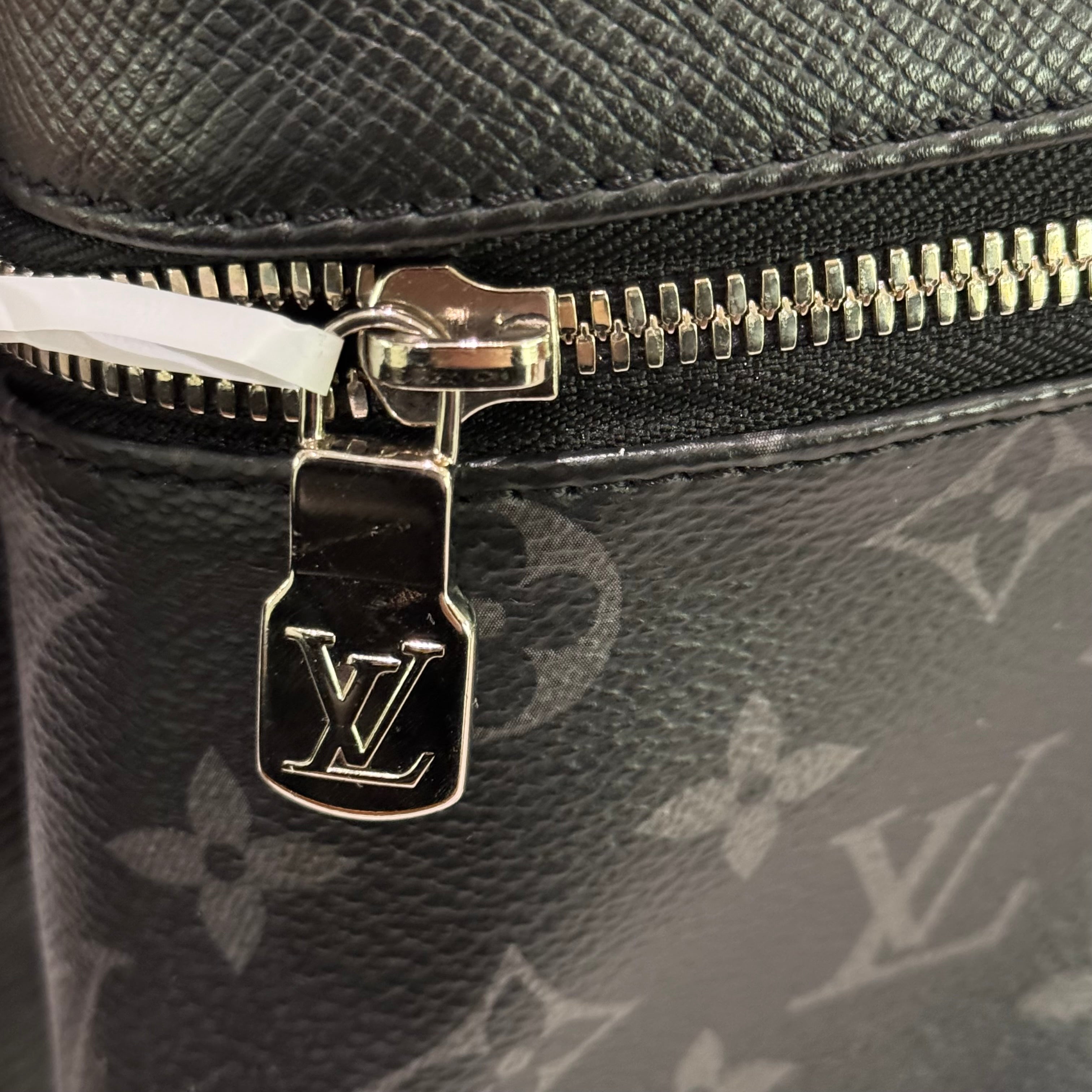 LOUIS VUITTON DISCOVERY BACKPACK APOLLO MONOGRAM ECLIPSE WITH LEATHER TRIM (CHIP VERSION)