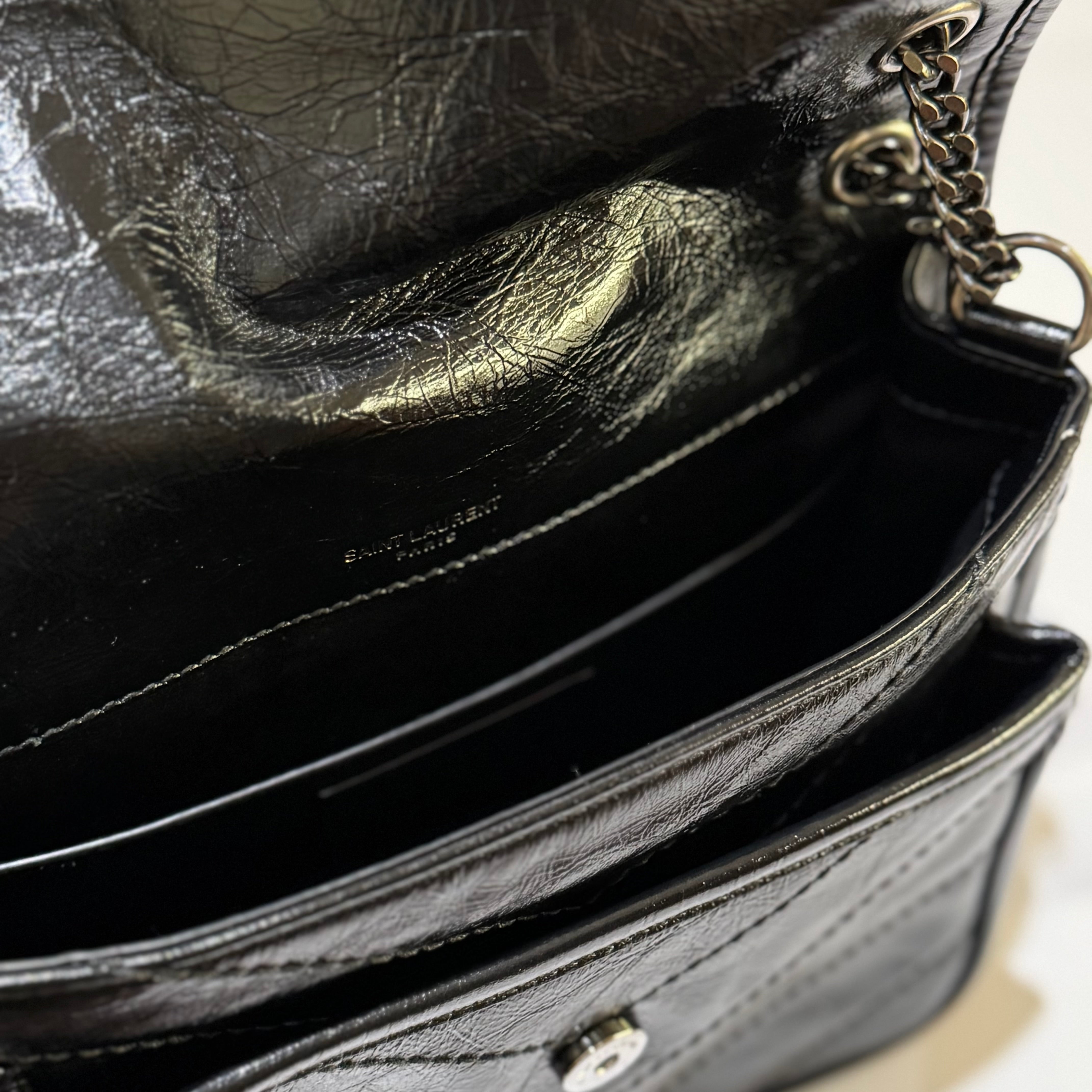 YSL NIKI SMALL SHOULDER CHAIN CROSSBODY BAG