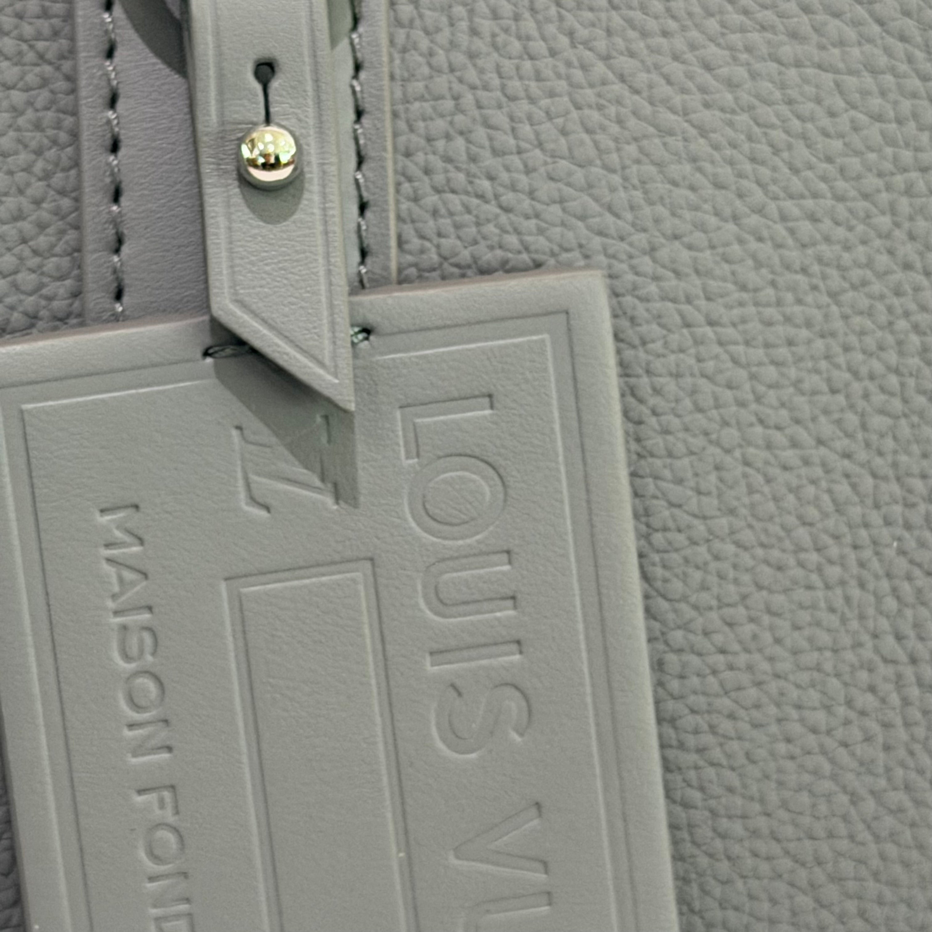 LOUIS VUITTON KEEPALL 27 CITY BAG GREY SHOULDER CROSSBODY BAG