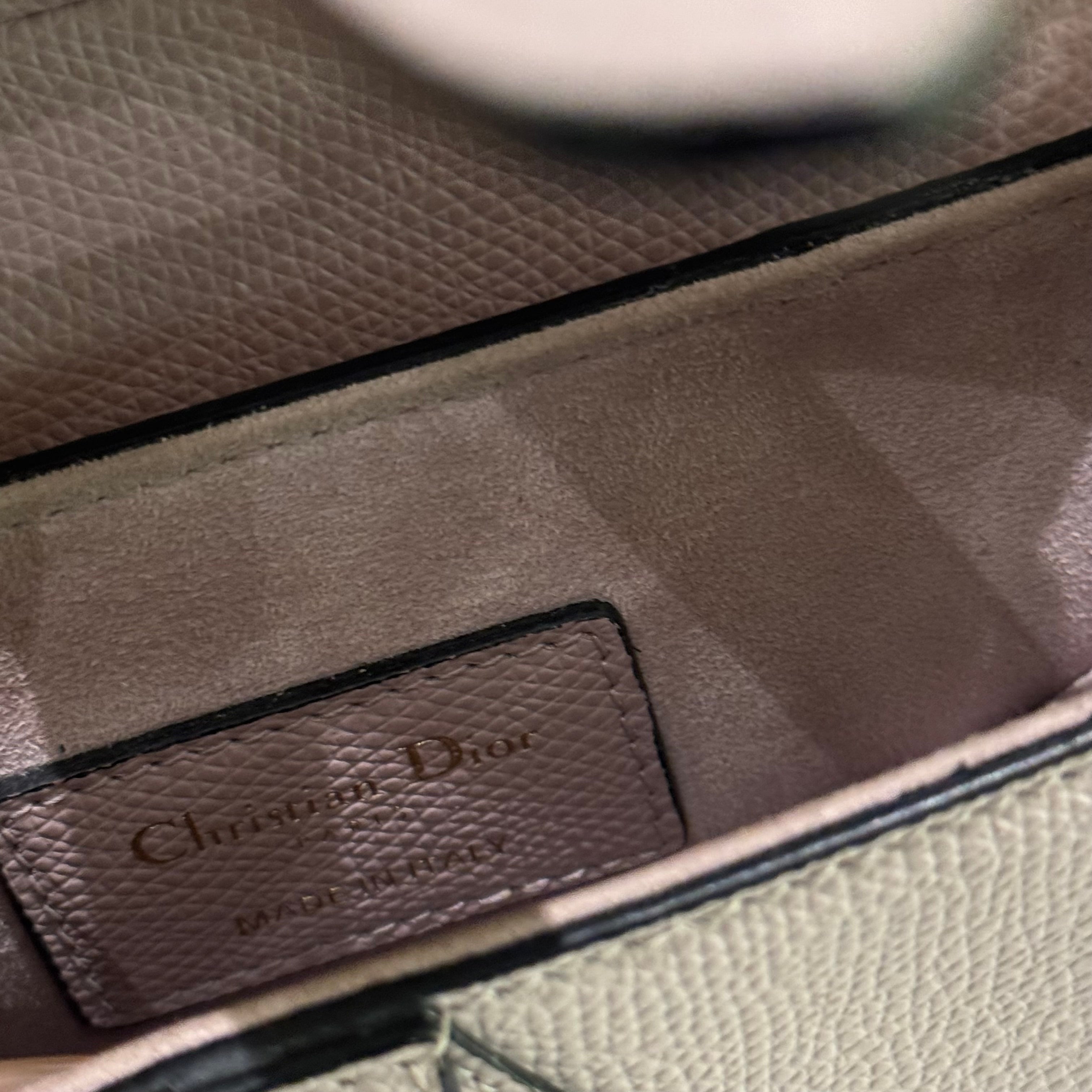 DIOR SADDLE BAG SMALL PINK