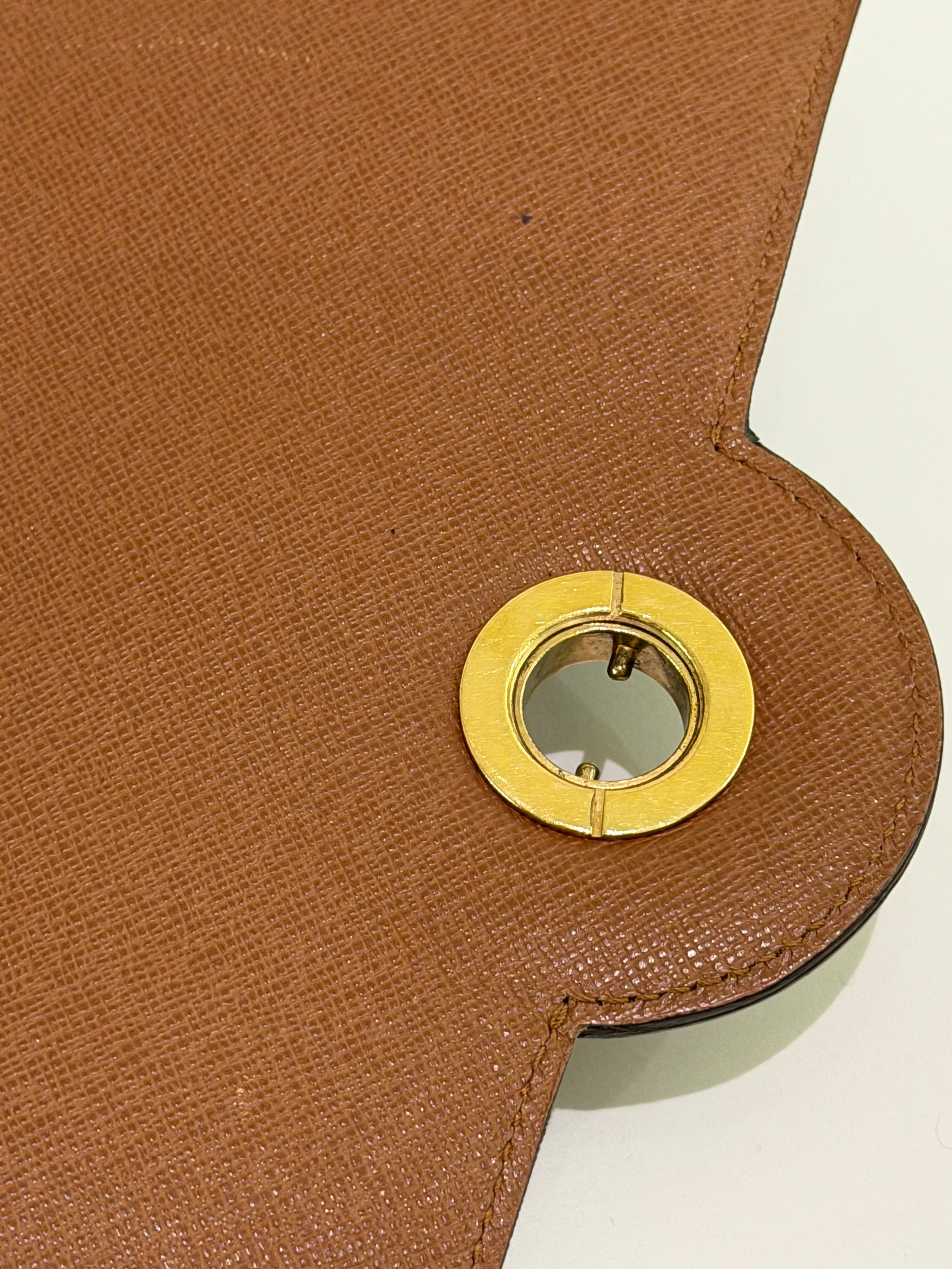 LOUIS VUITTON Vintage Gold Ring Wheel Bag