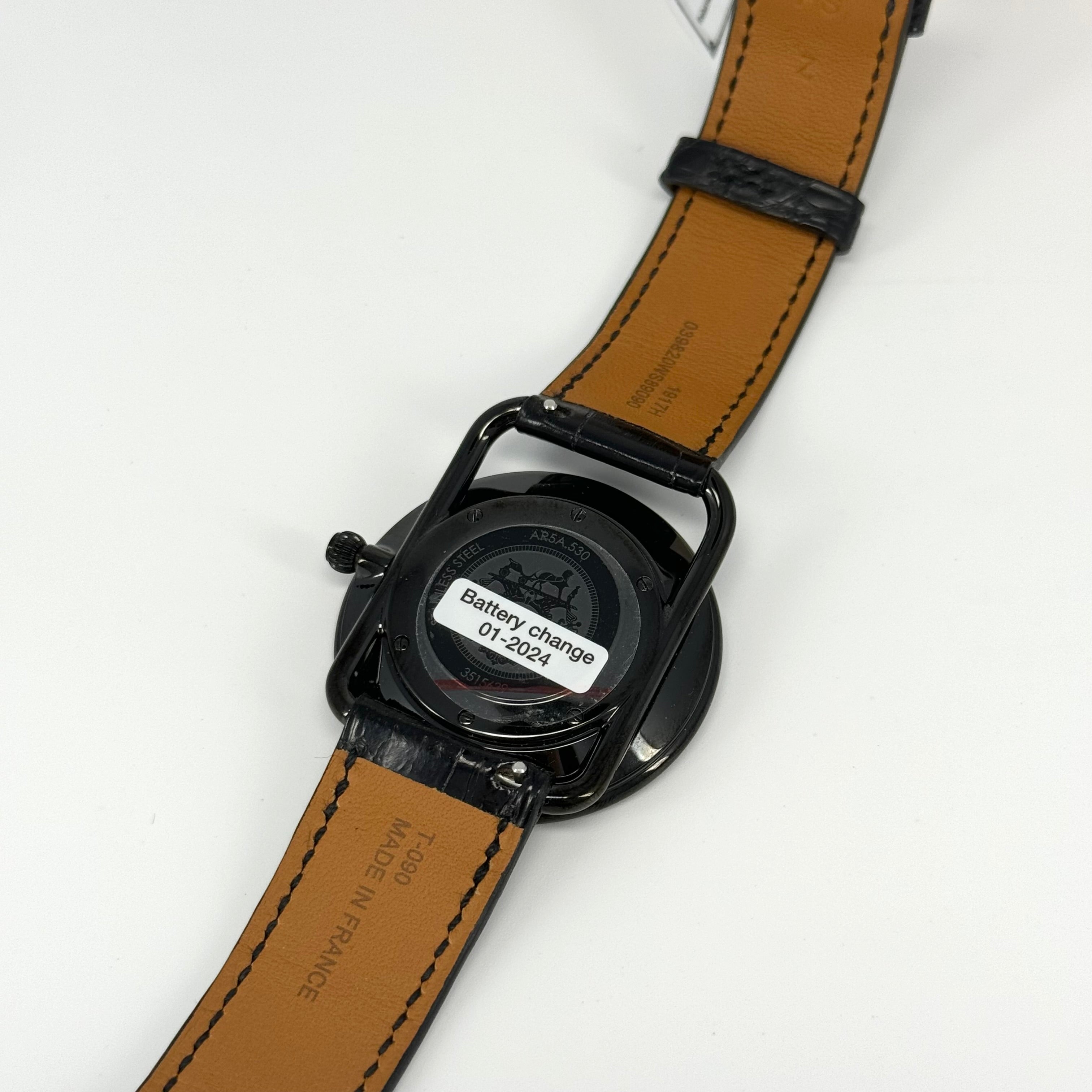 HERMES ARCEAU SERIES WATCH STAMP Z