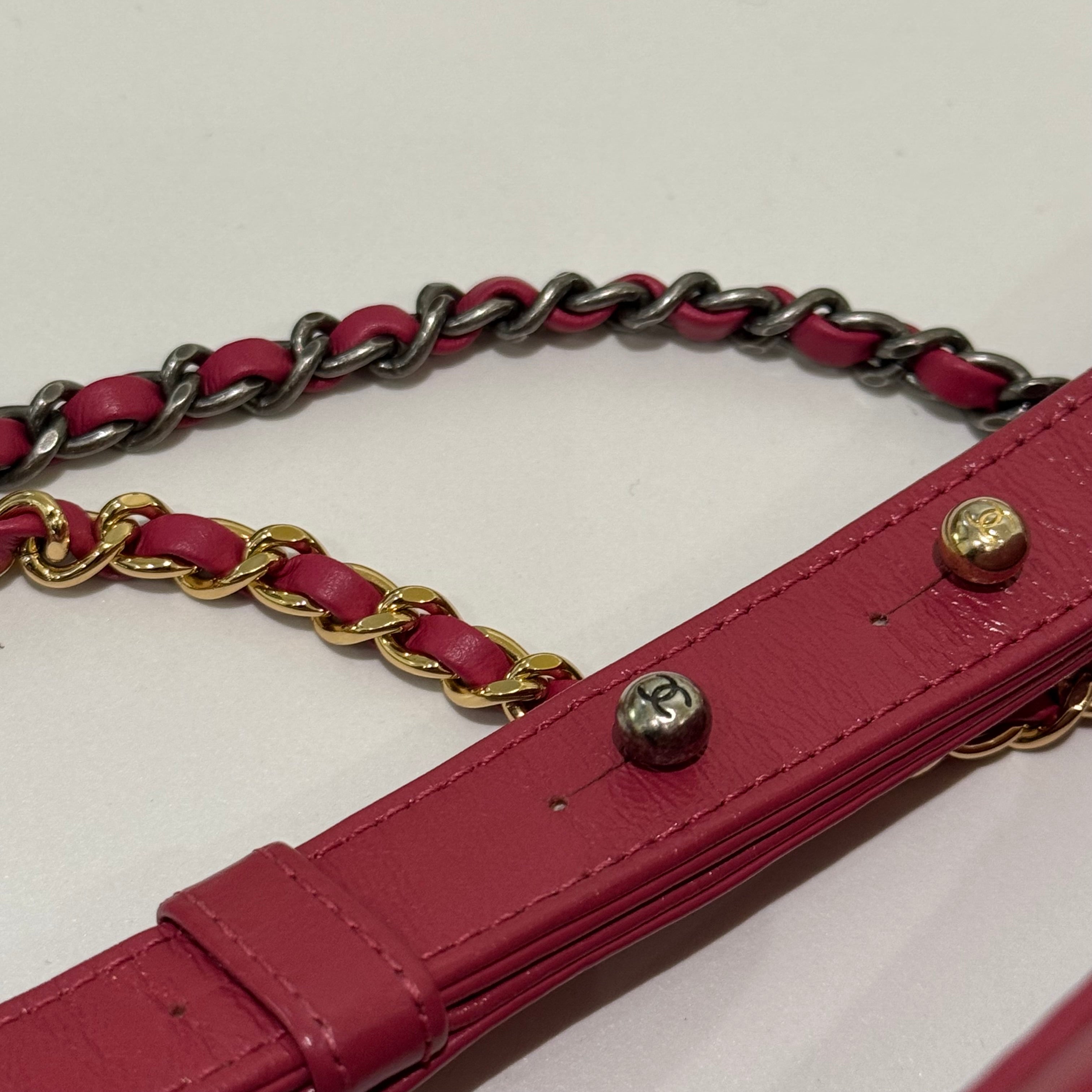 CHANEL GABRIELLE SMALL HOBO BAG FUCHSIA PINK