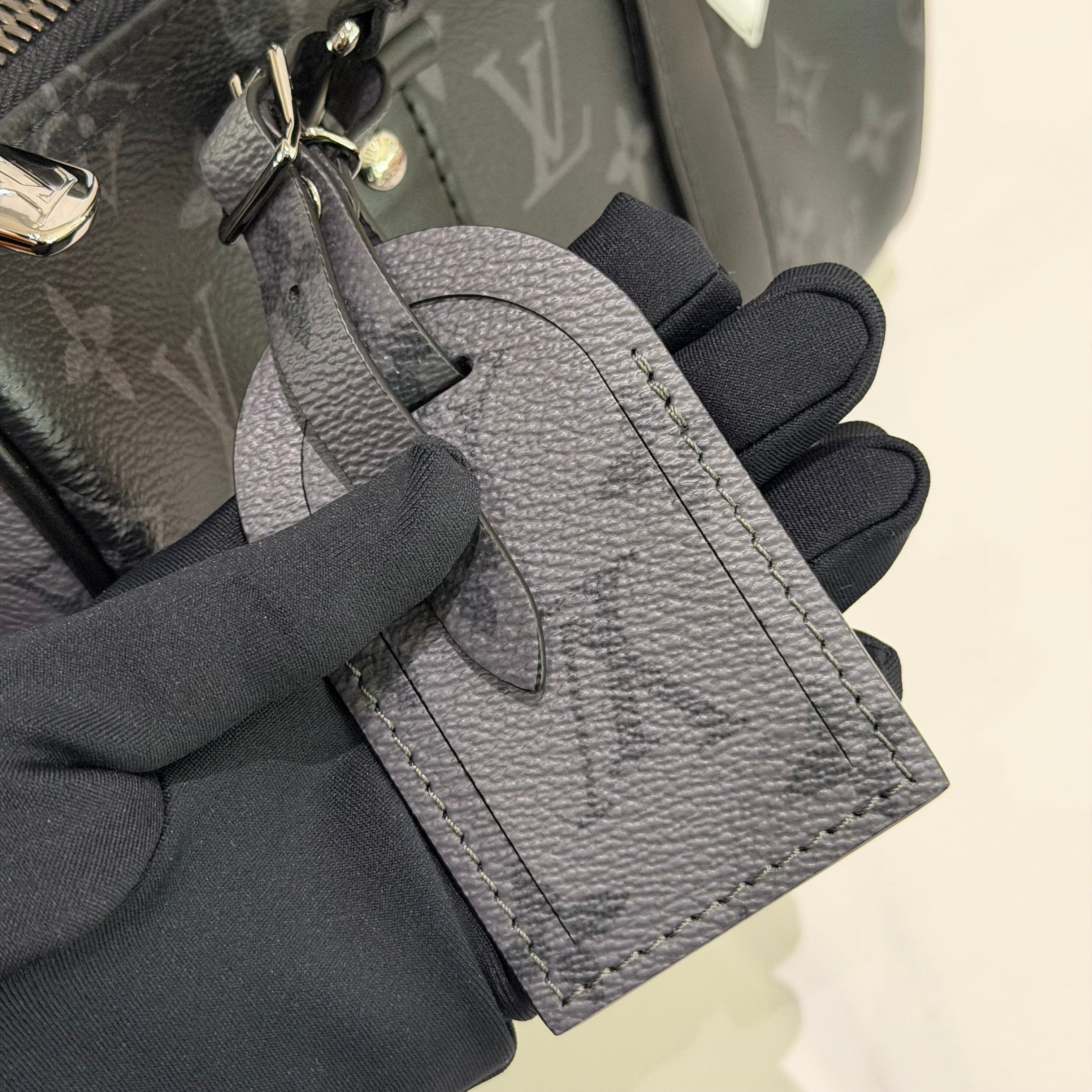 Louis Vuitton Keepall Black Monogram “Black Warrior” (Chip Model)