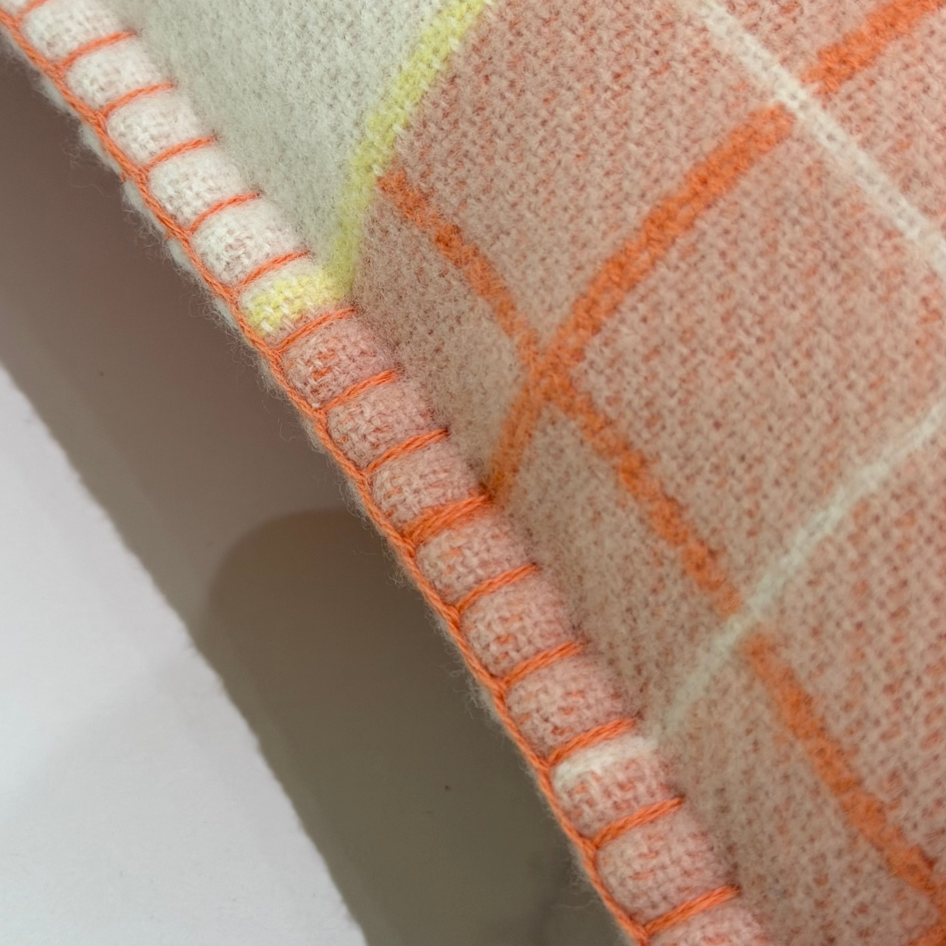 HERMÈS AVALON CABRIOLE PINK WOOL CUSHION