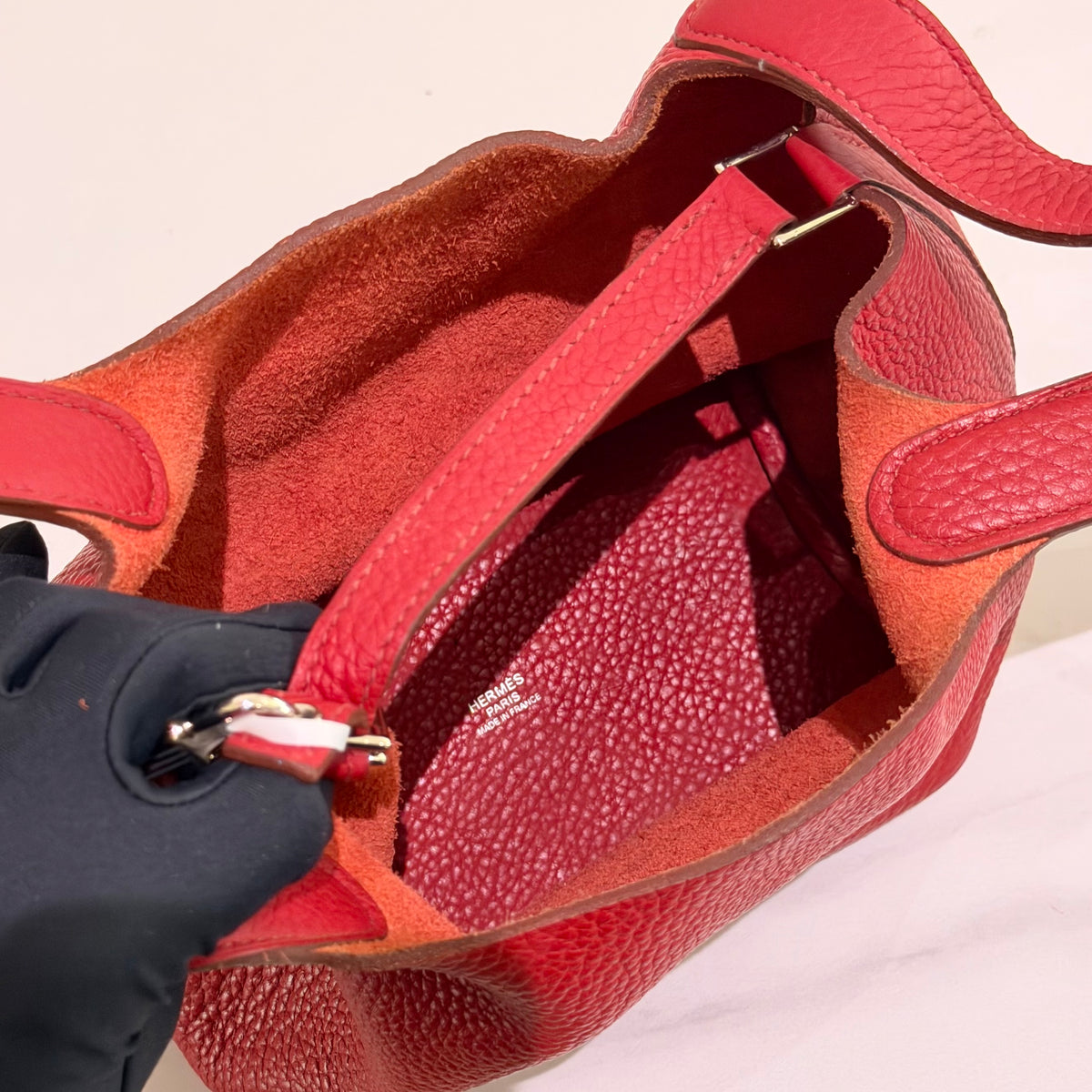 Hermes Picotin Lock 18 Rouge Casaque (Stamp O)