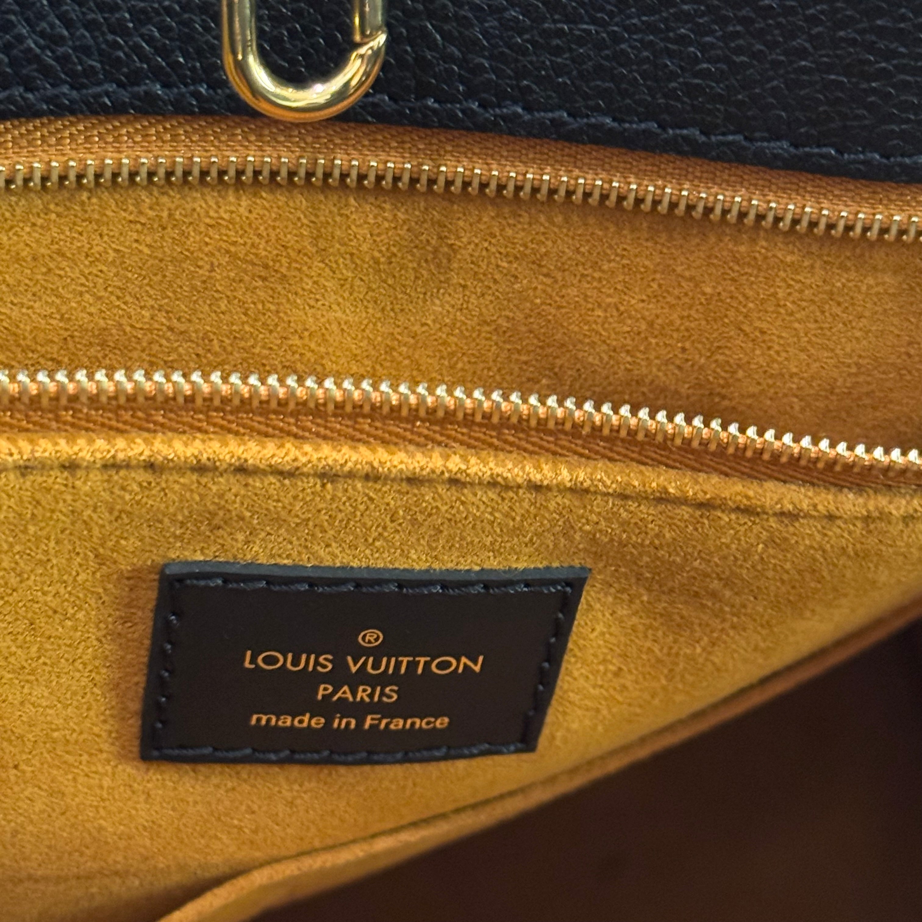 LOUIS VUITTON ON THE GO TOTE GM BLACK