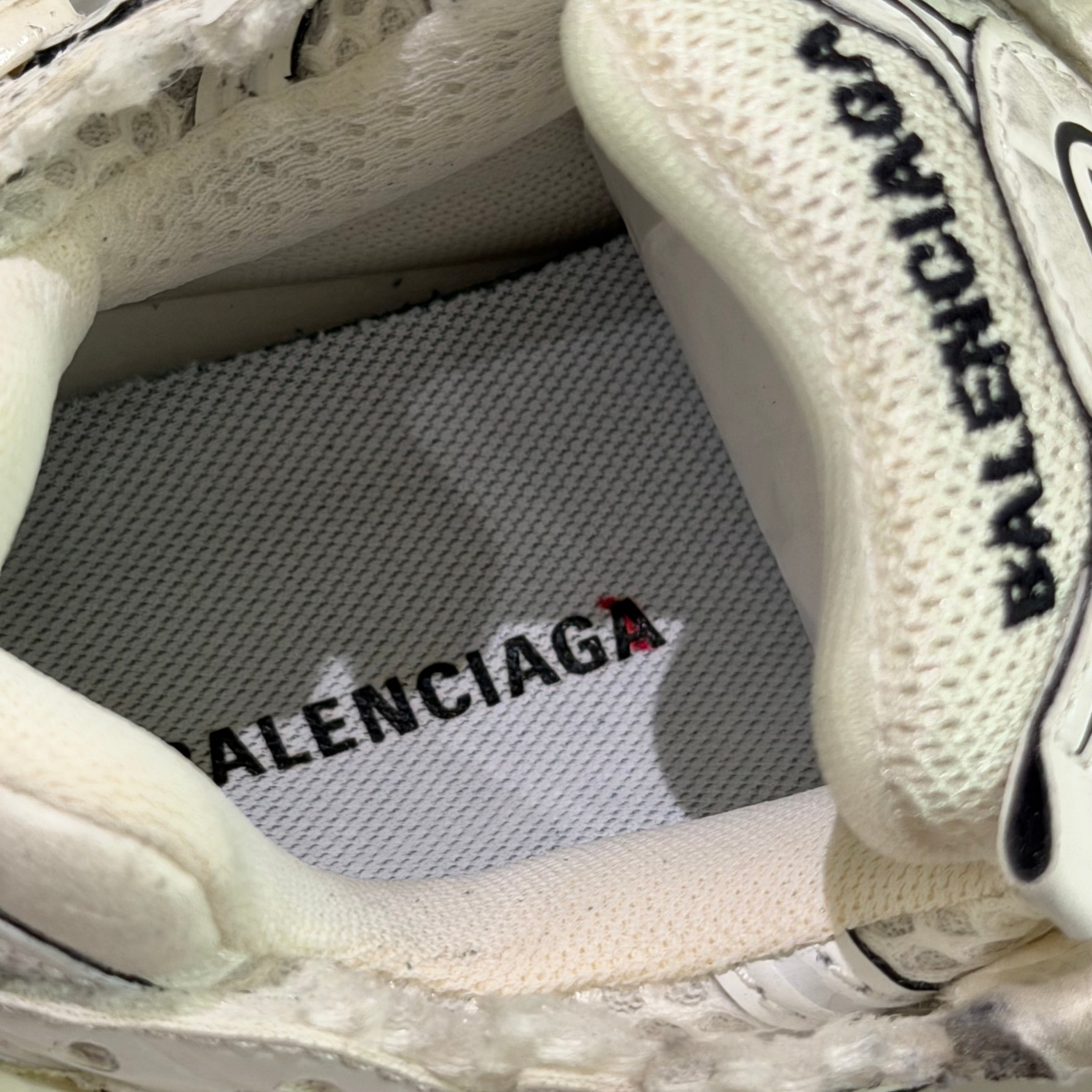 Balenciaga Runner Distressed White Sneakers | BALENCIAGA