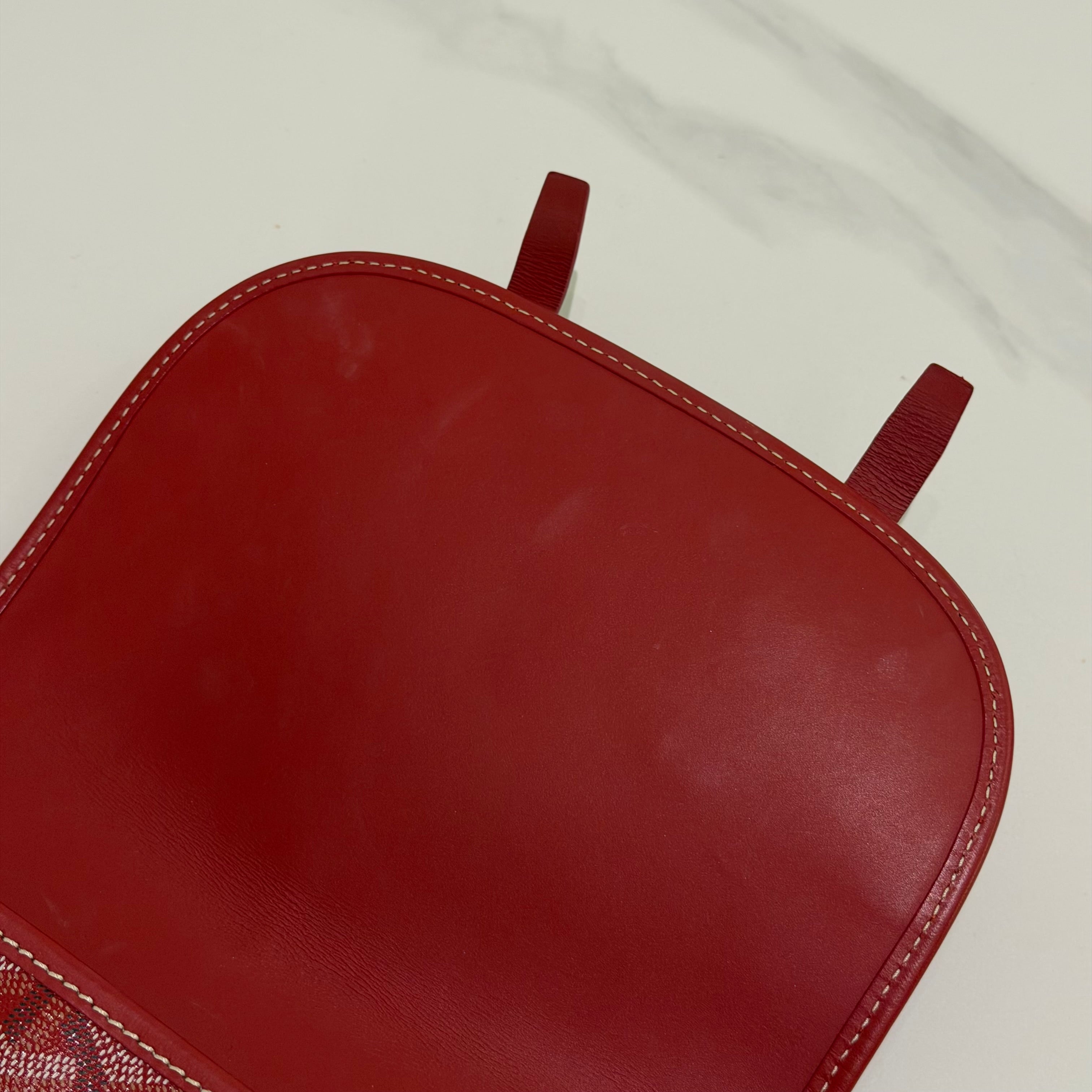 Goyard Belvédère Red Bag