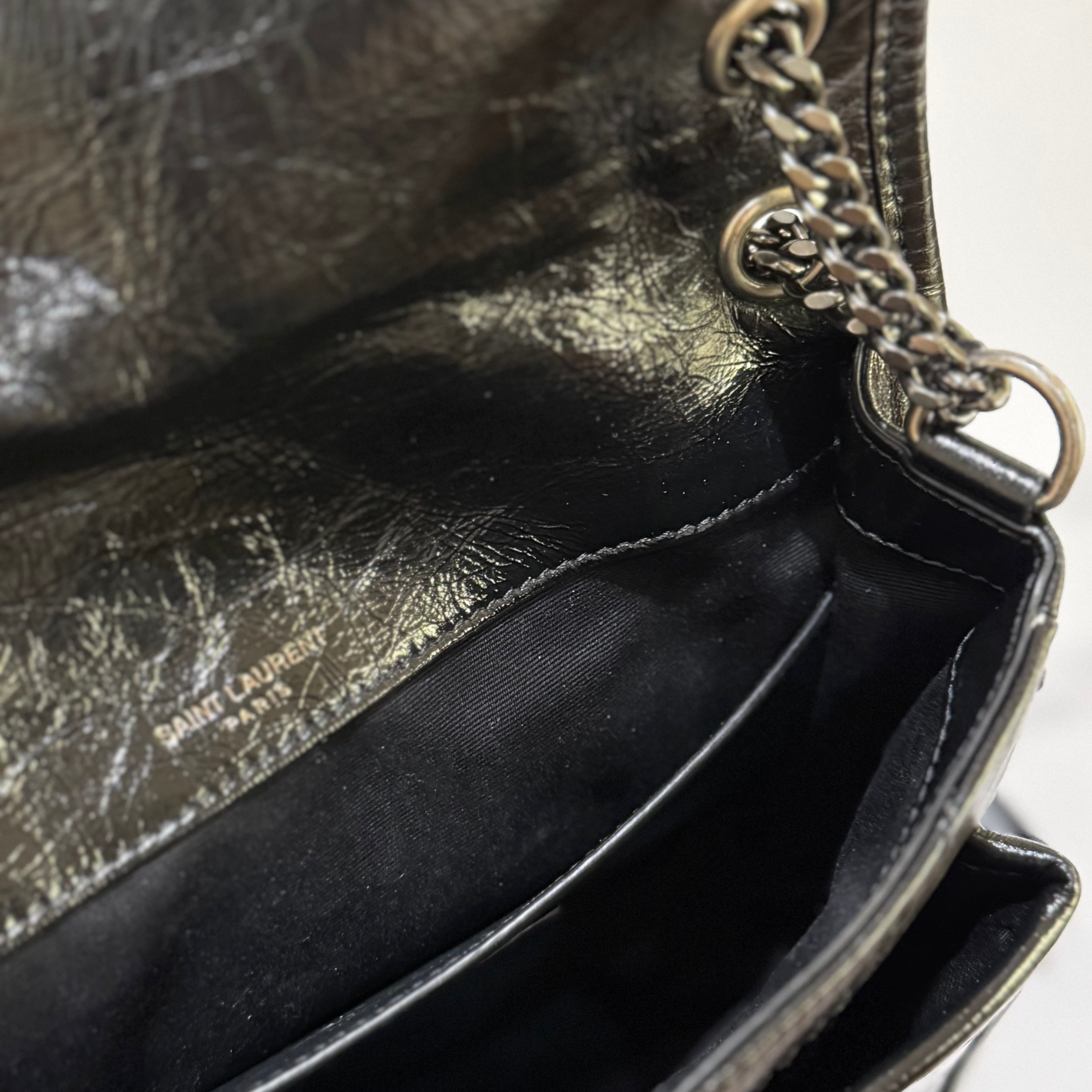 YSL NIKI SMALL SHOULDER CHAIN CROSSBODY BAG