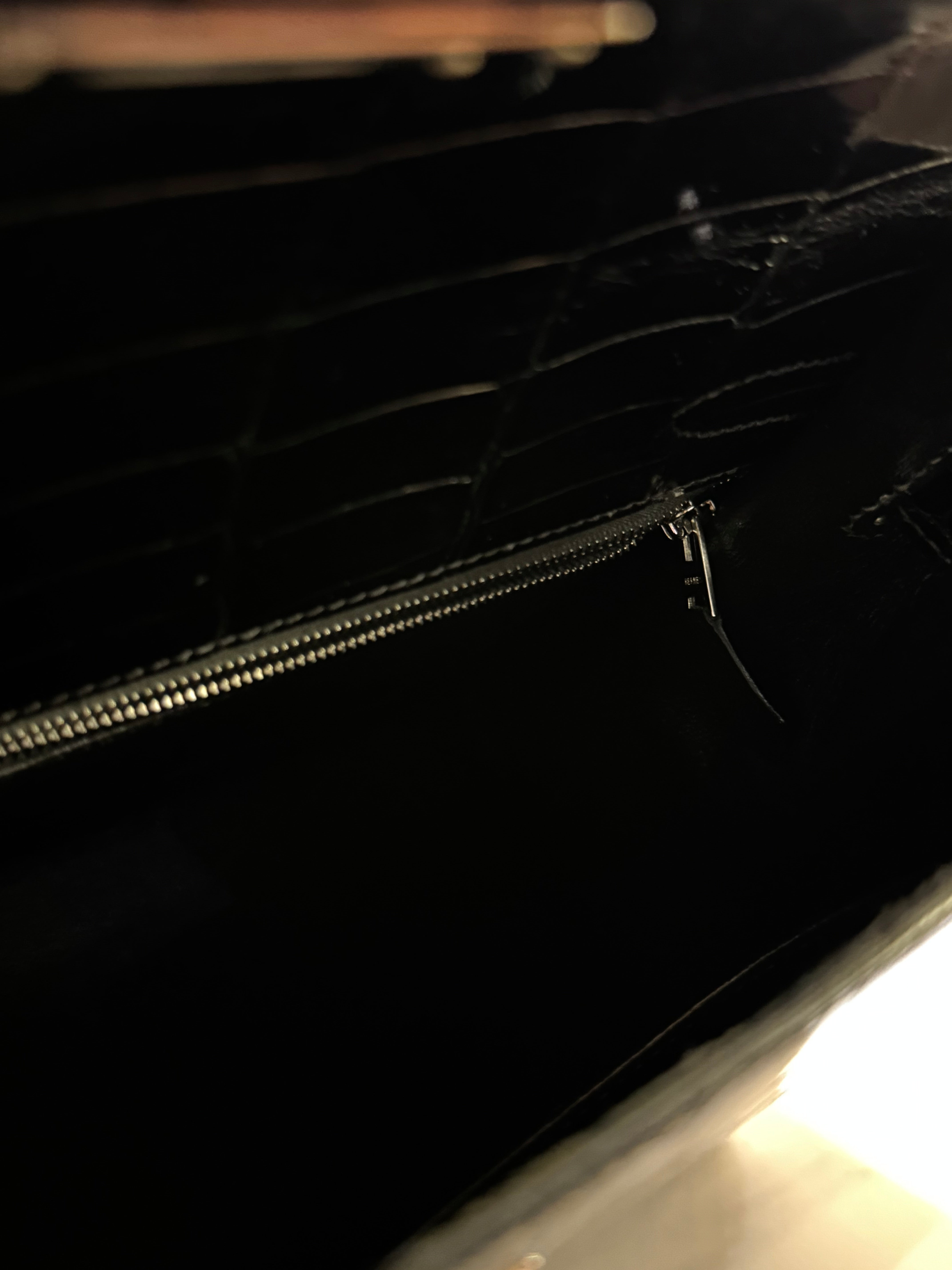 HERMES KELLY 32 MATTE CROCODILE LEATHER