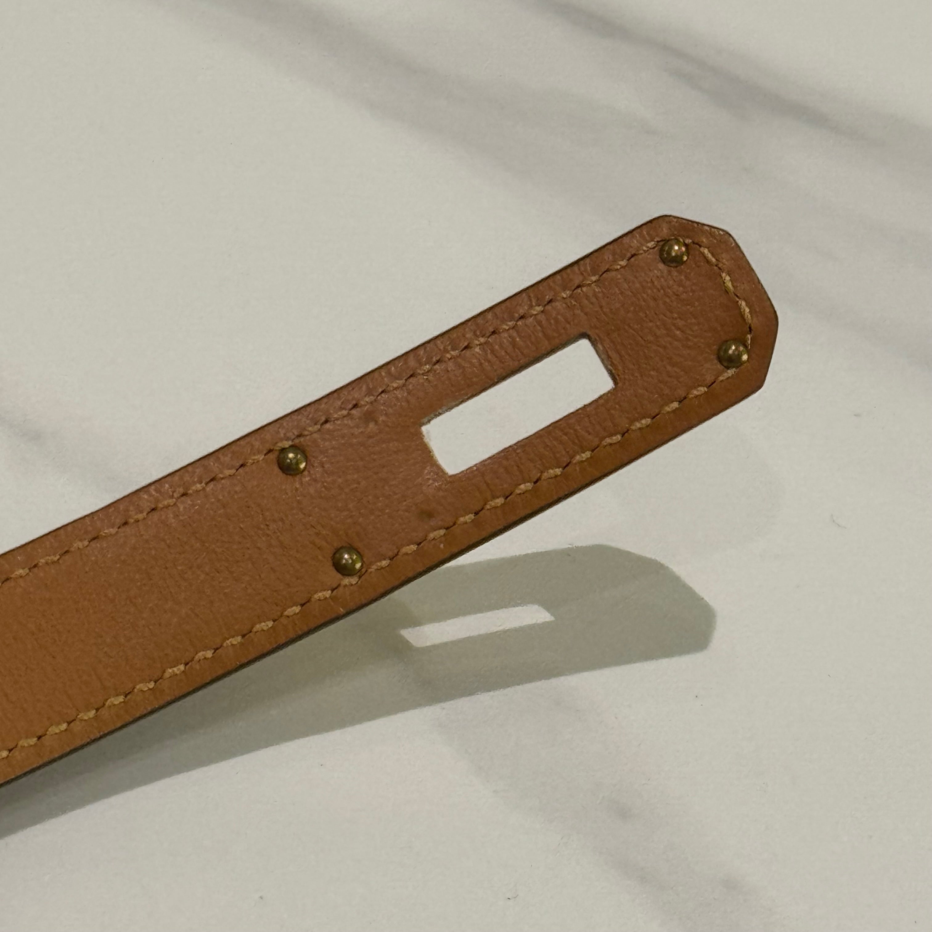 HERMES KELLY ROSE GOLD BELT