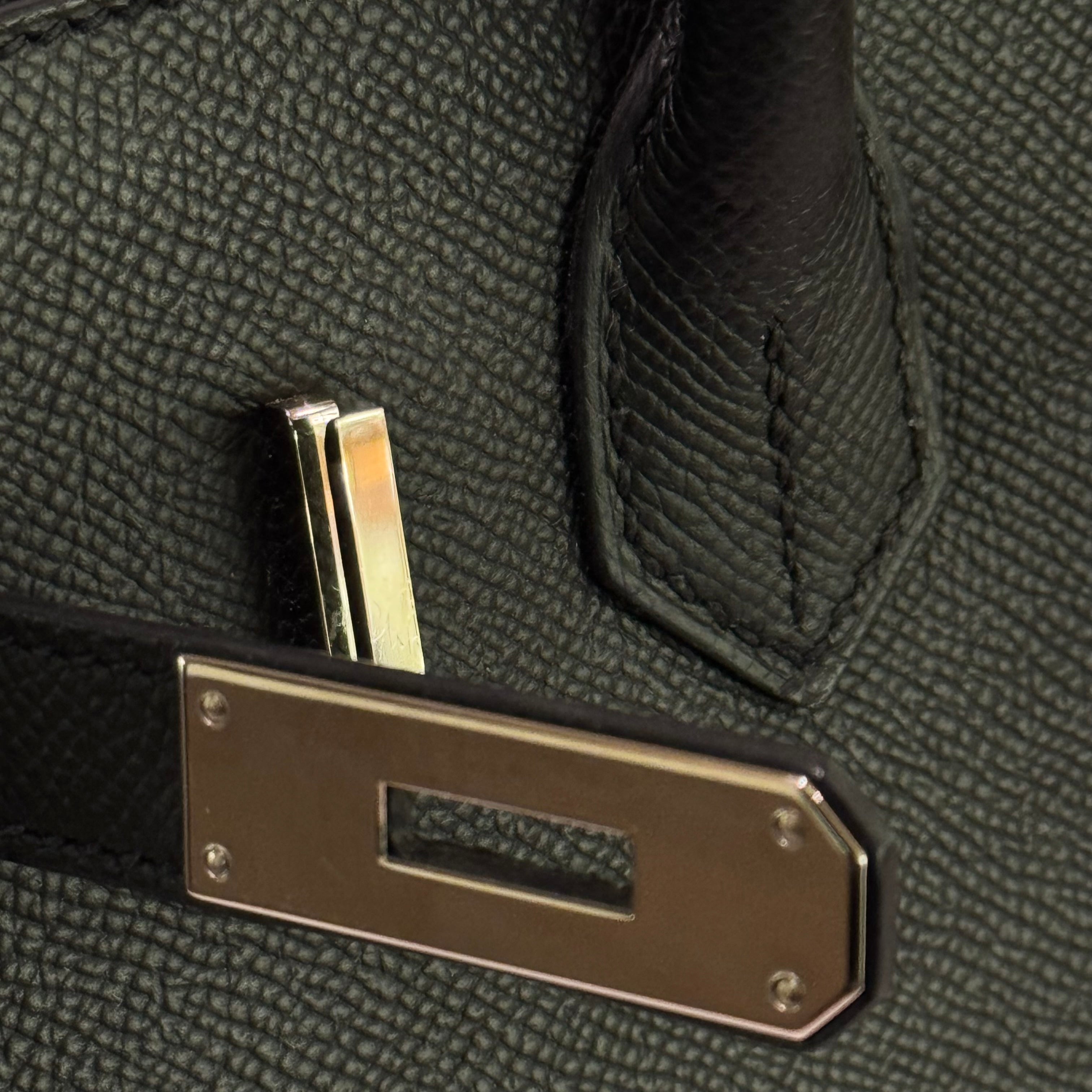 HERMÈS BIRKIN 30 BLACK WITH PALLADIUM HARDWARE STAMP Z