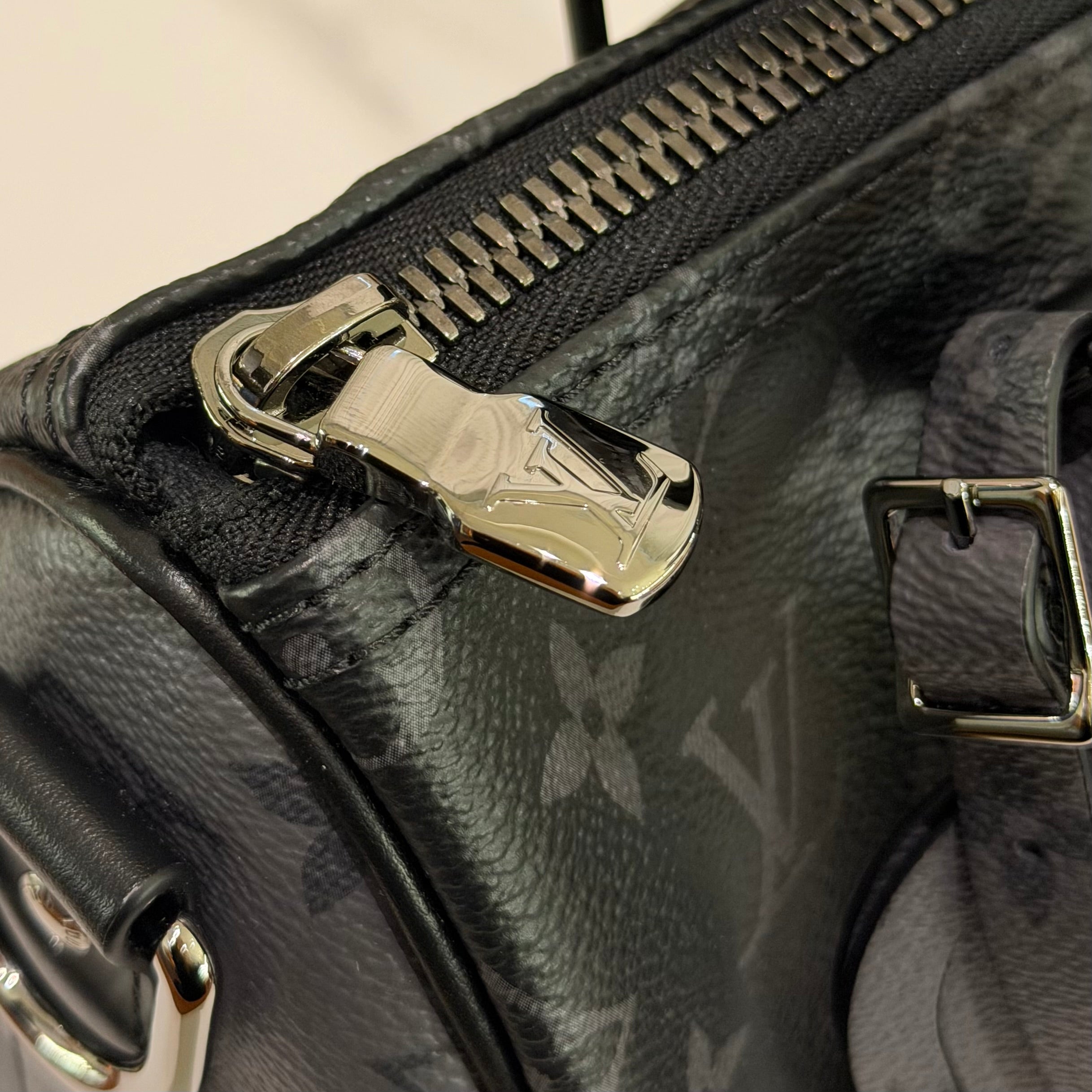 Louis Vuitton Keepall Black Monogram “Black Warrior” (Chip Model)