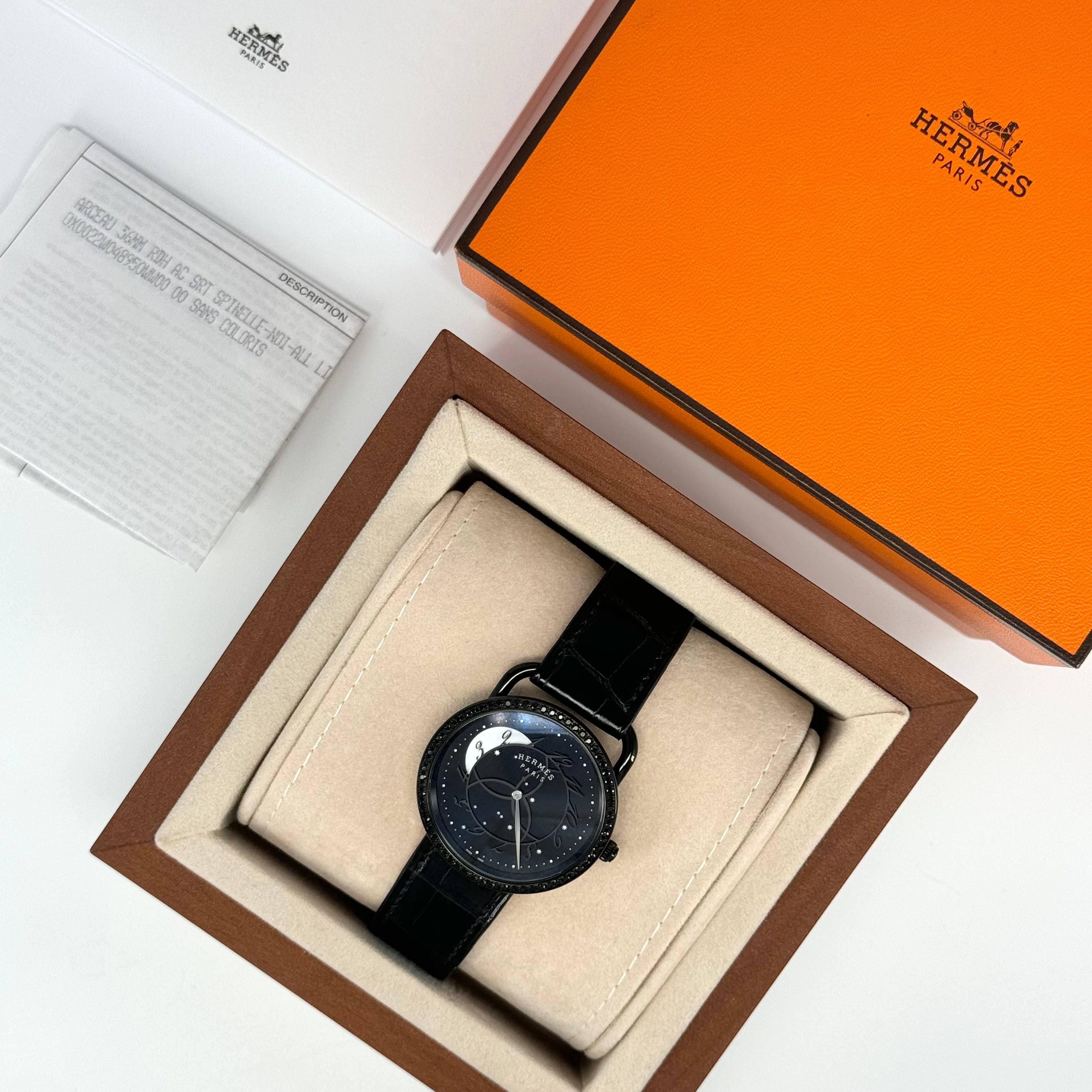 HERMES ARCEAU SERIES WATCH STAMP Z