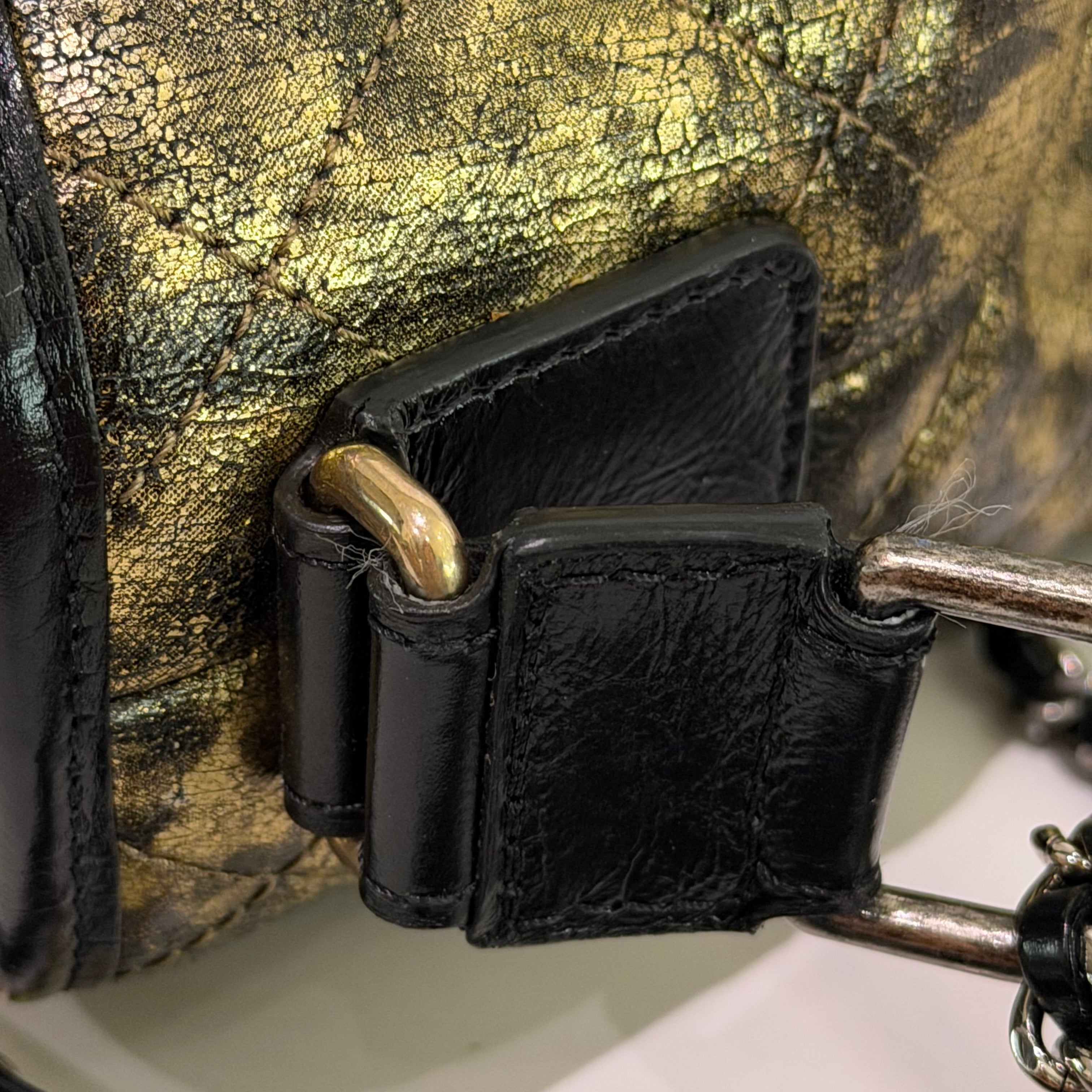 Chanel Gabrielle Black & Gold Runway “Egypt” Collection Hobo Bag (Large)