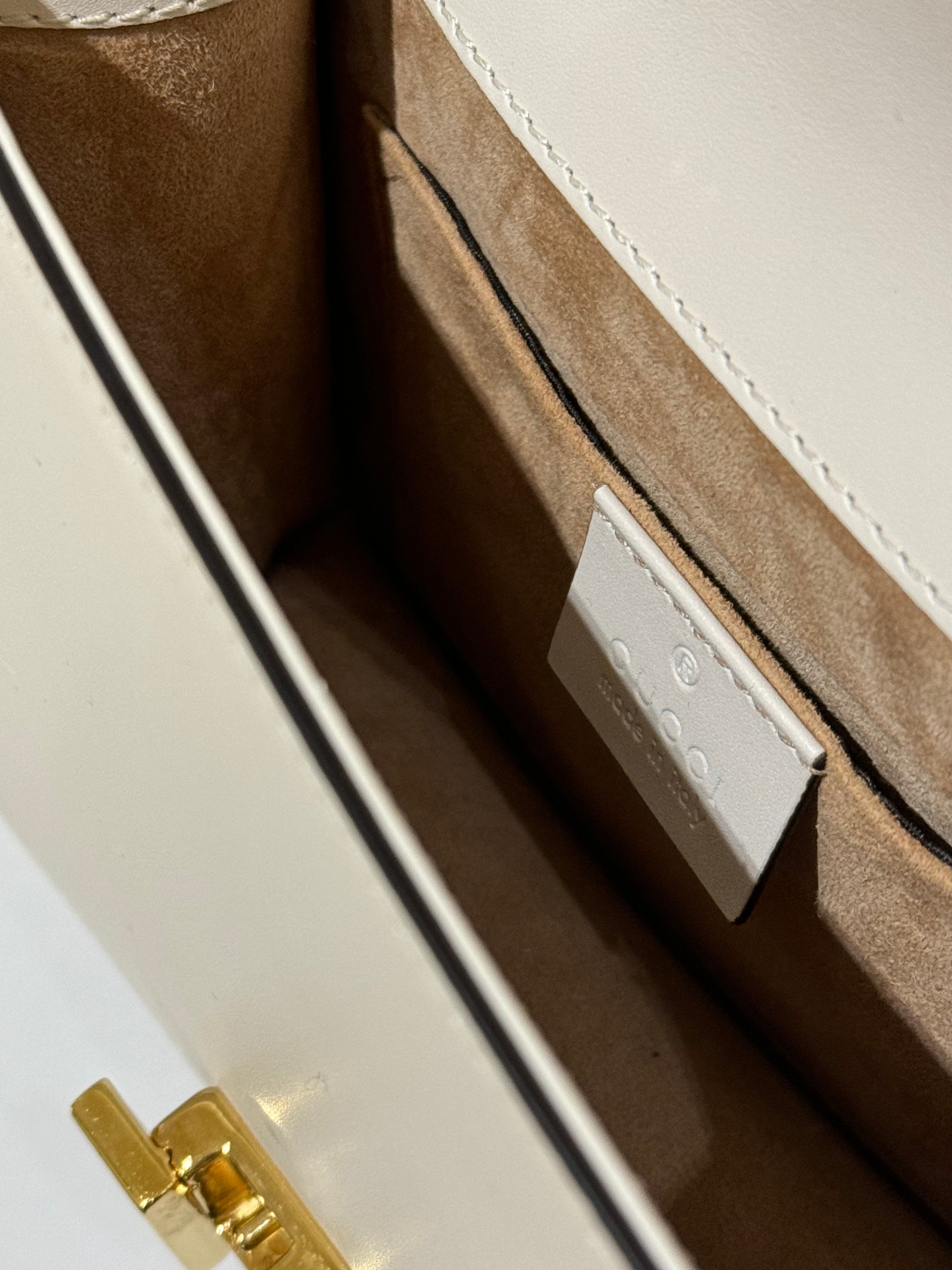 GUCCI SYLVIE LEATHER MINI CHAIN BAG | COLLINS RAIN