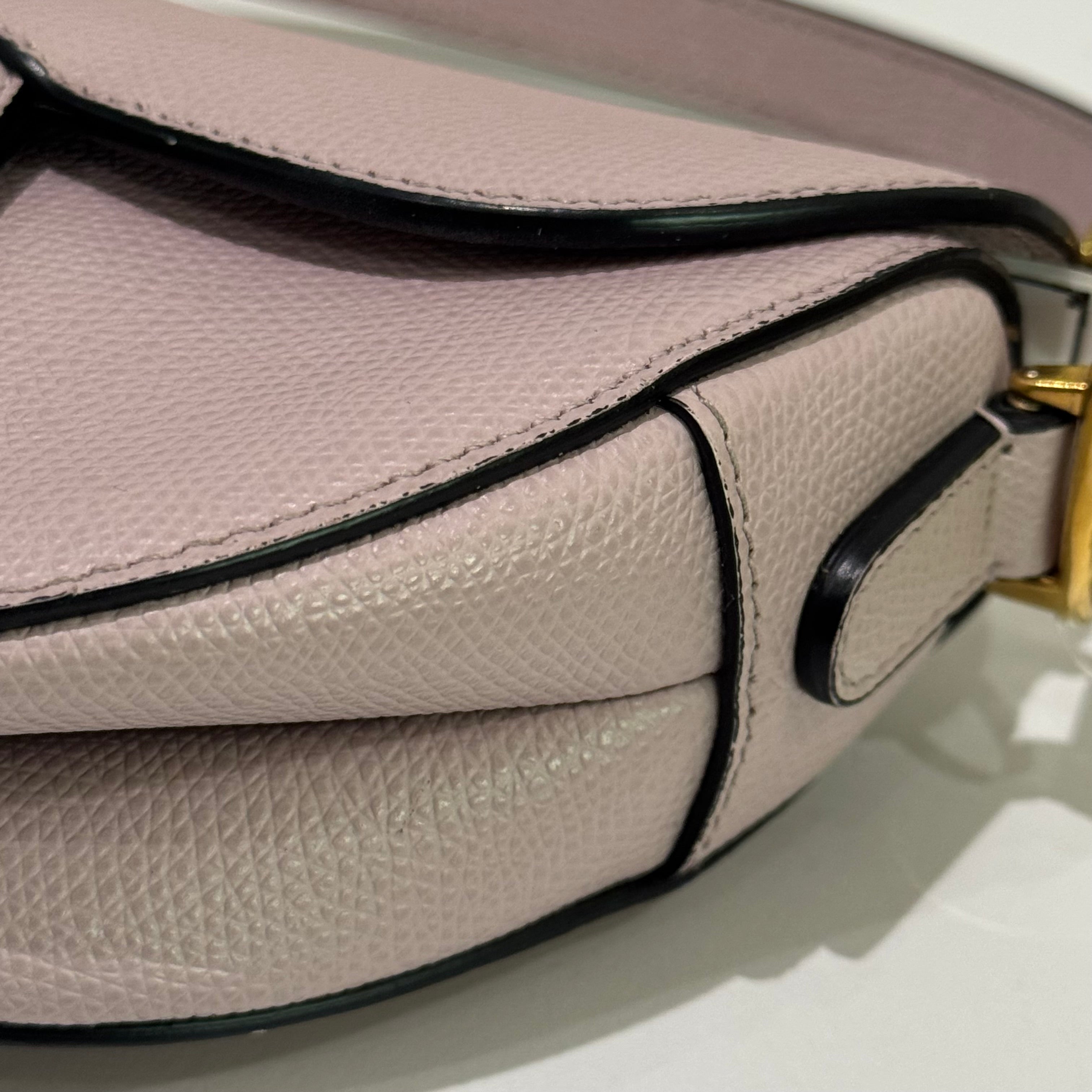 DIOR SADDLE BAG SMALL PINK