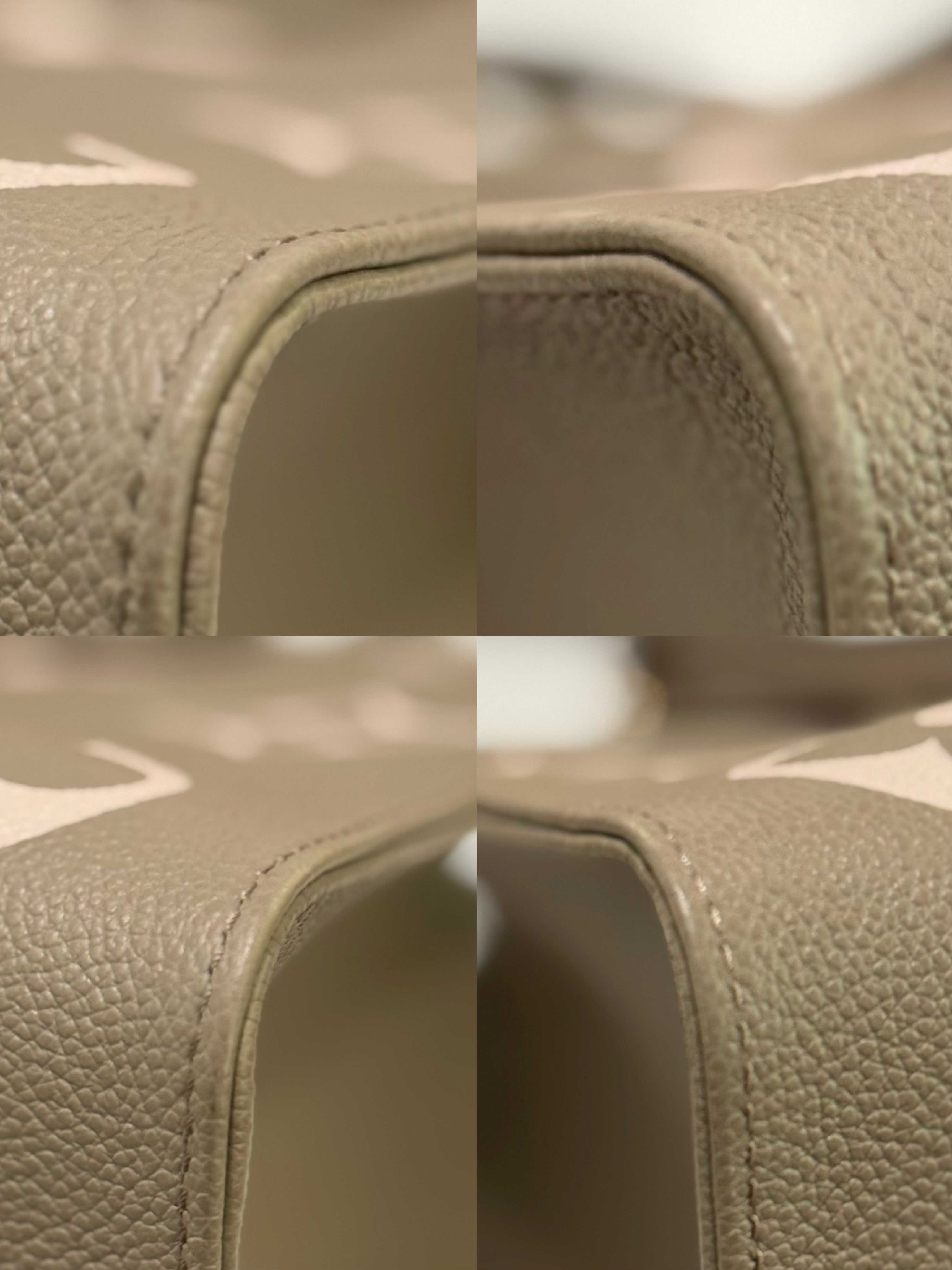 LOUIS VUITTON ON THE GO TOTE BAG MEDIUM ELEPHANT GREY