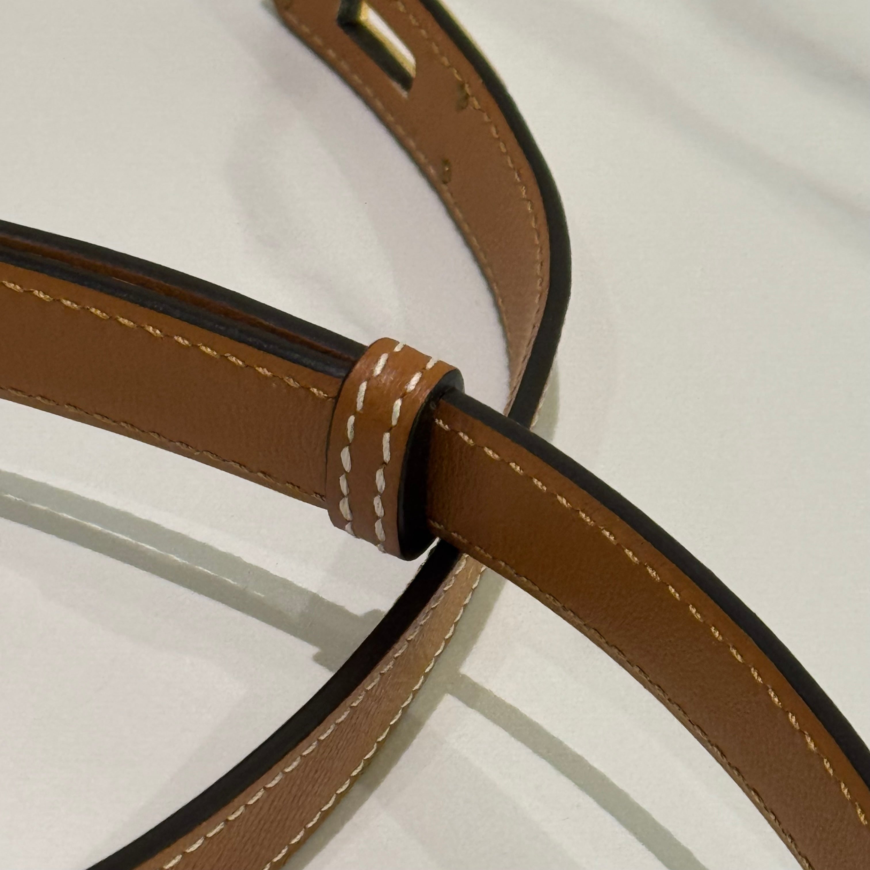 HERMES KELLY ROSE GOLD BELT