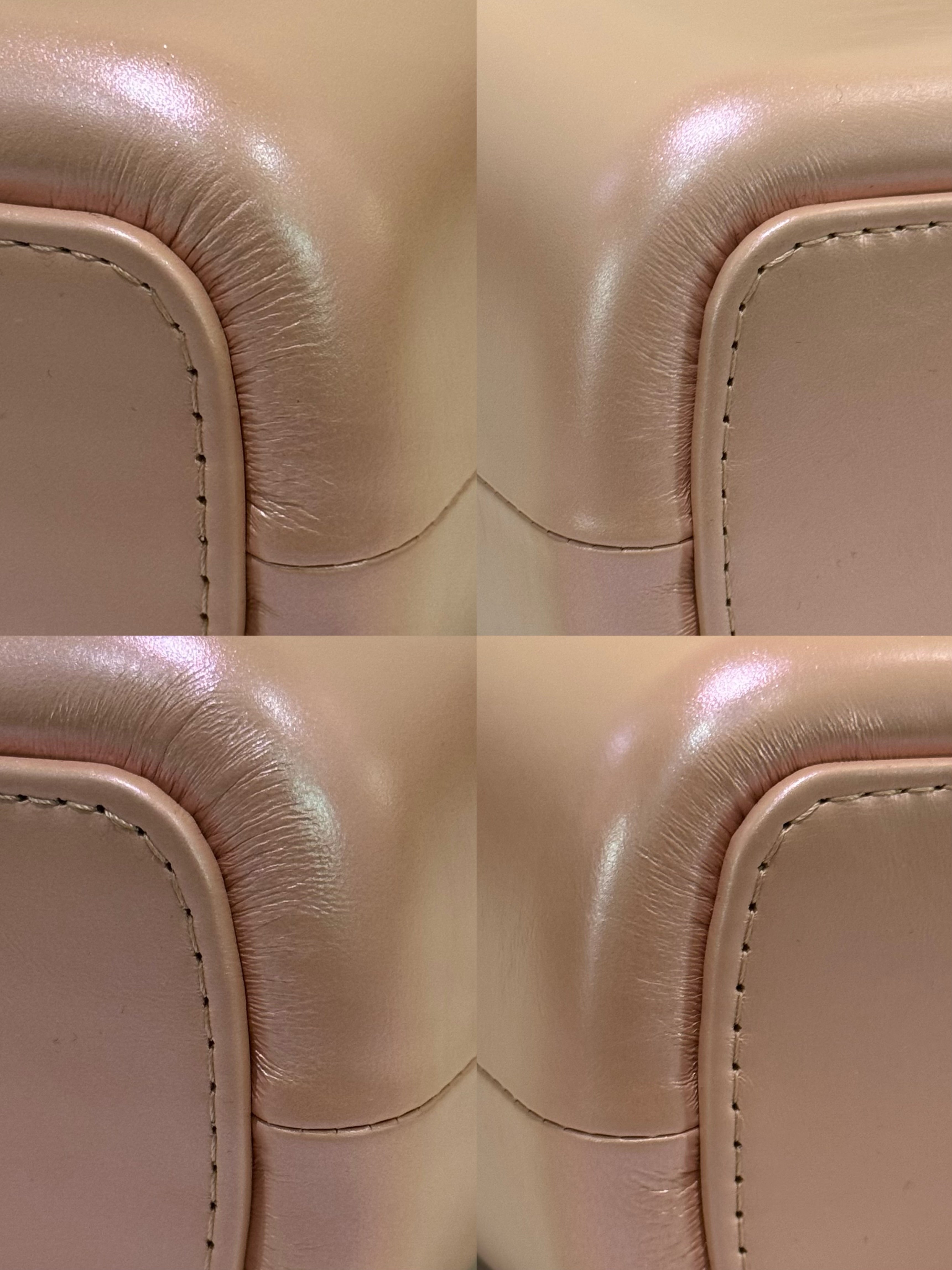 CHANEL GABRIELLE HOBO BAG PEARLESCENT SAKURA PINK WITH GOLD HARDWARE