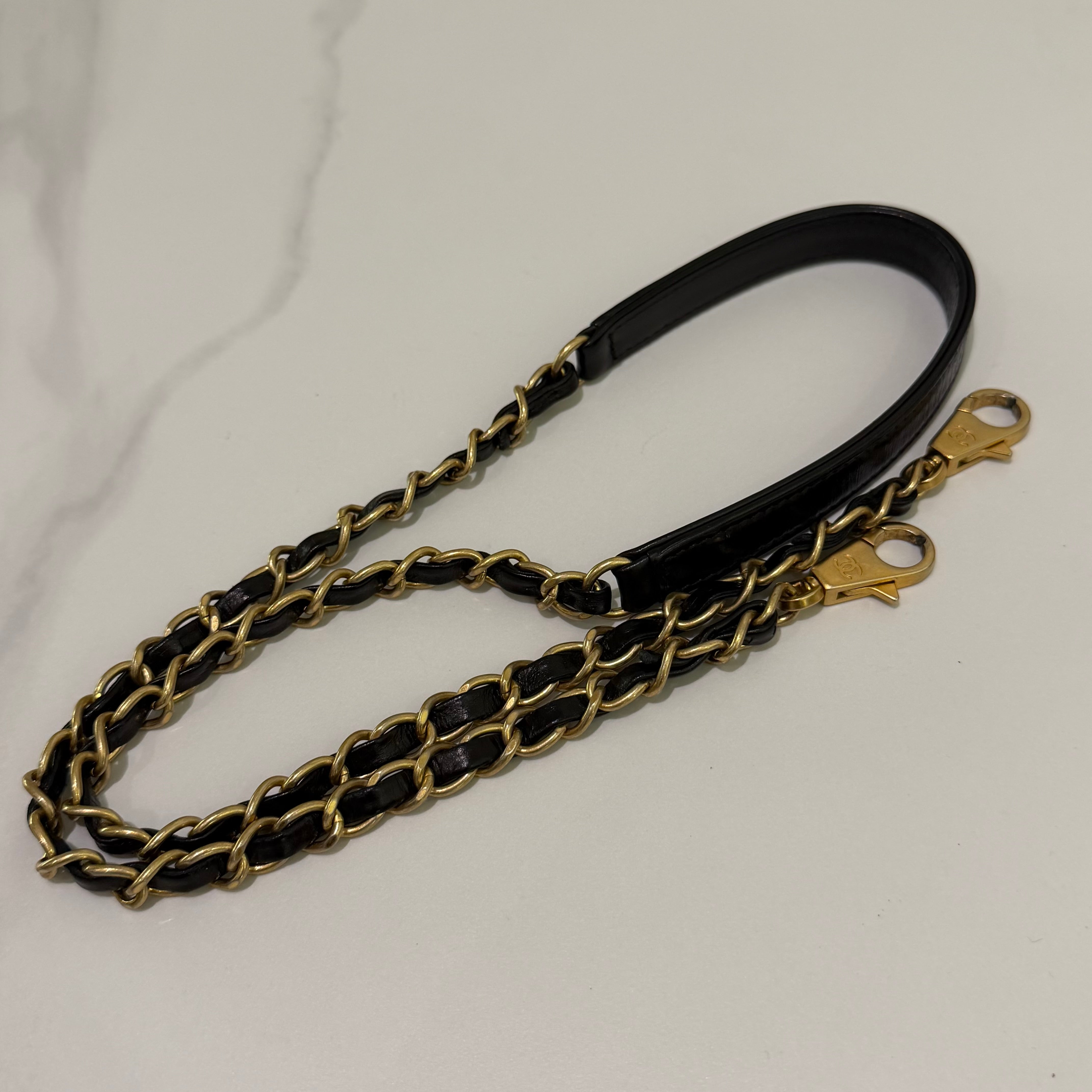 Chanel Coco Handle Medium Black Calfskin V-Quilted with Gold Hardware