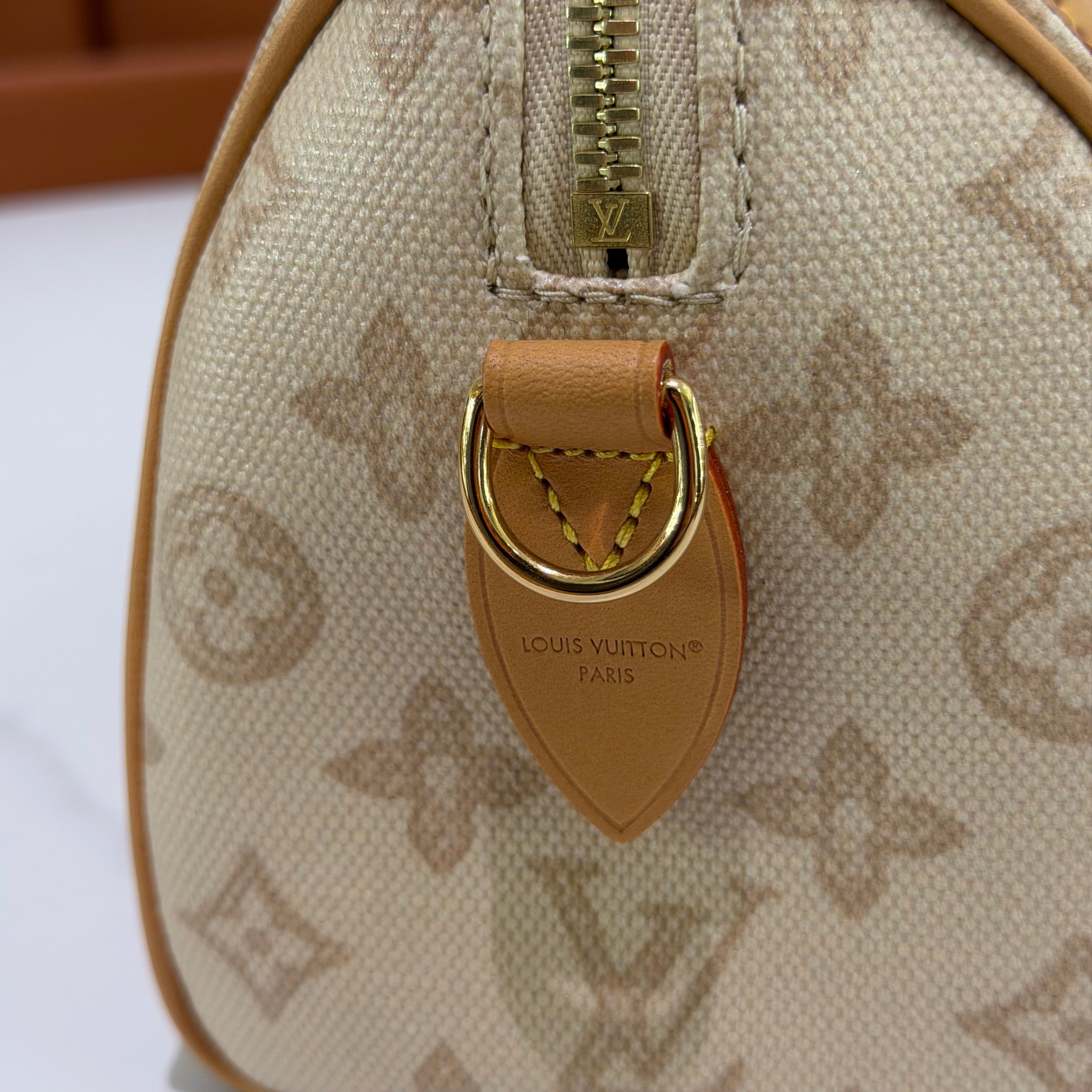 Louis Vuitton Speedy 20 130th Anniversary Limited Edition Monogram Beige (Microchip Version)