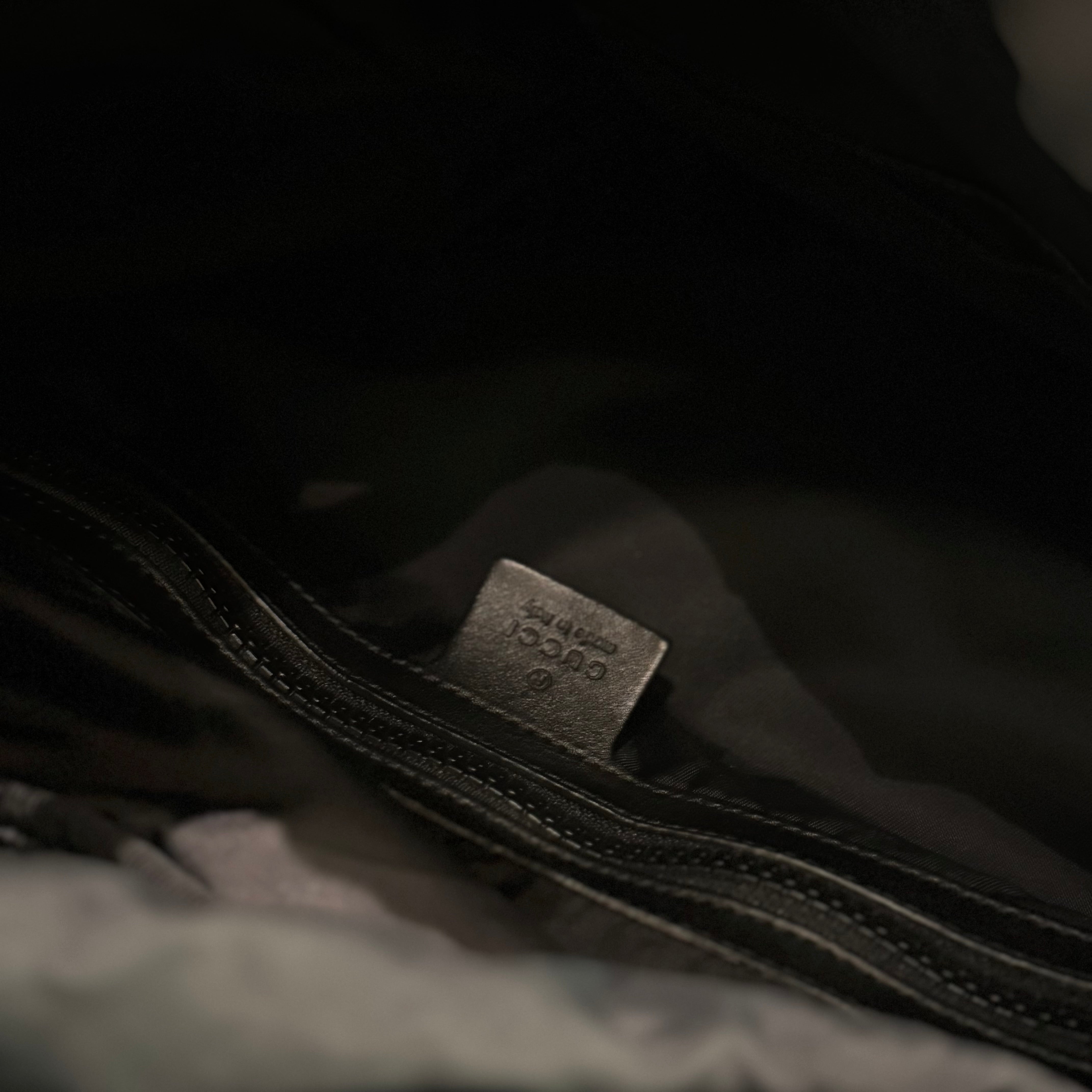 GUCCI BLACK TIGER HEAD BACKPACK