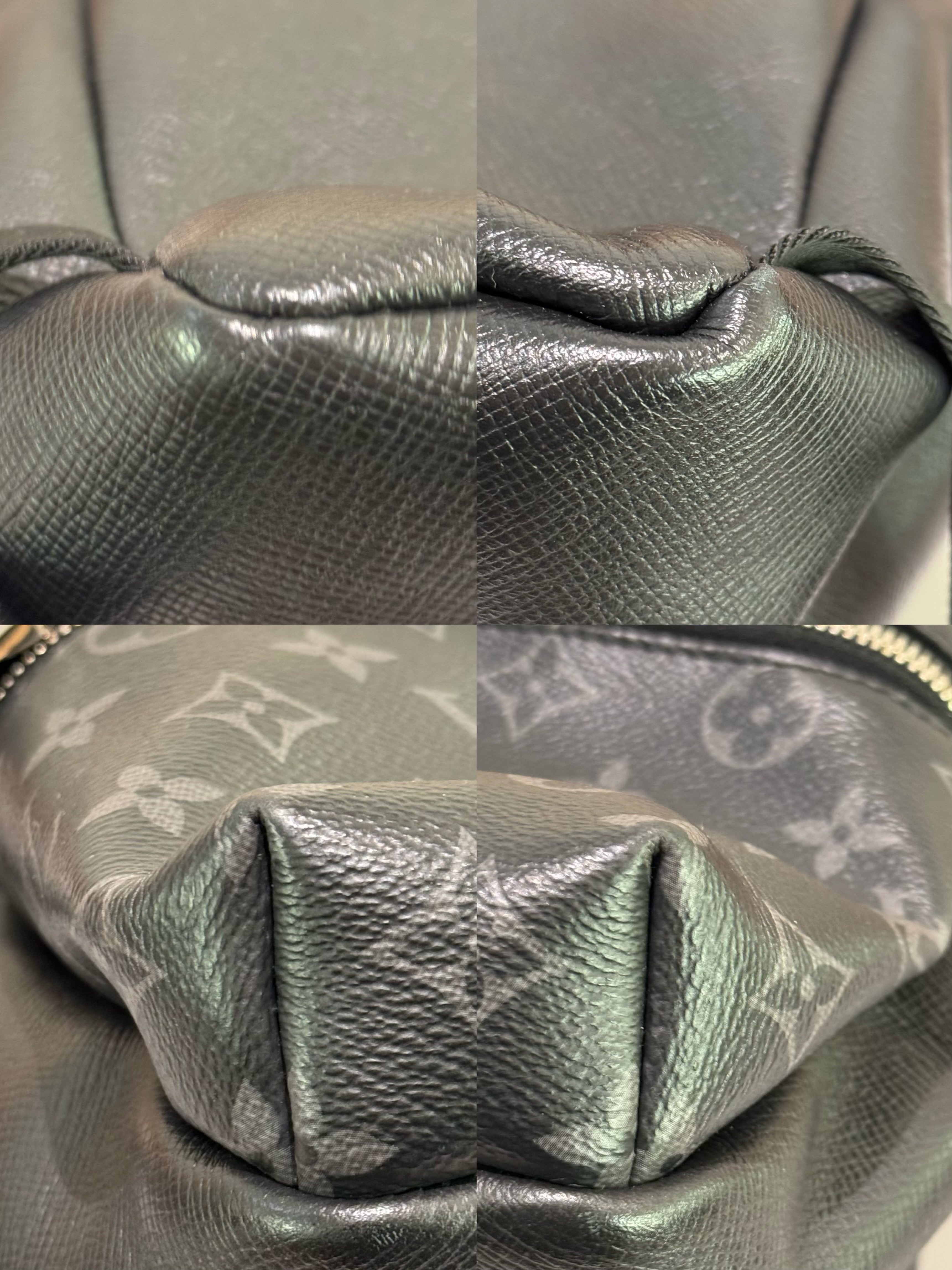 LOUIS VUITTON DISCOVERY BACKPACK APOLLO MONOGRAM ECLIPSE WITH LEATHER TRIM (CHIP VERSION)