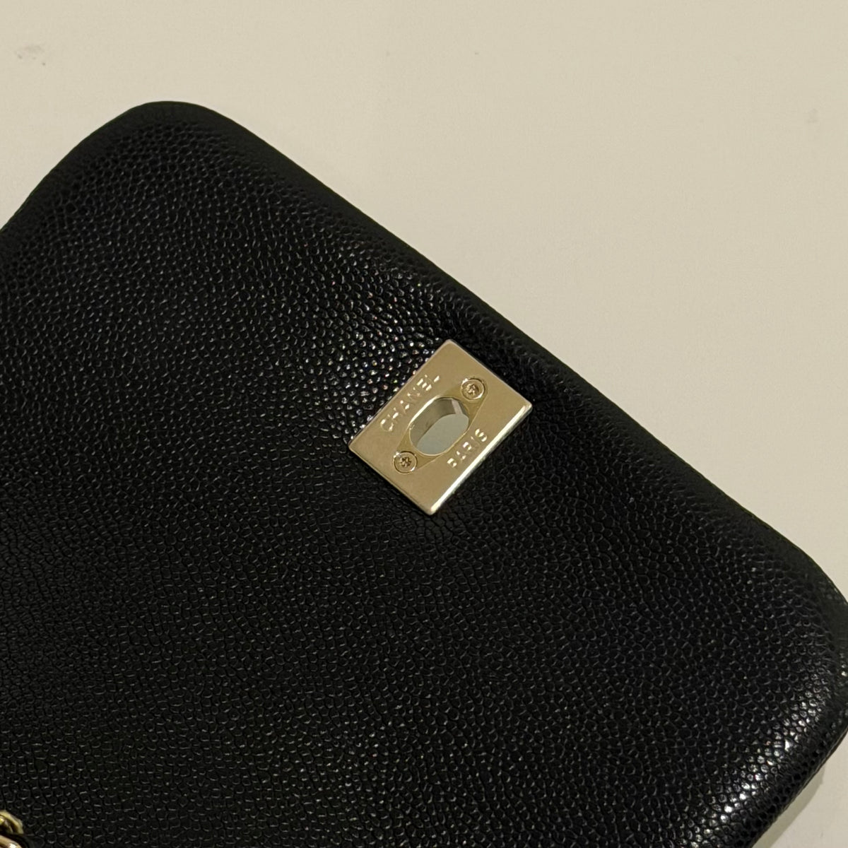 Chanel Duma Medium Backpack Black Caviar Leather with Silver Hardware (Chip Model)