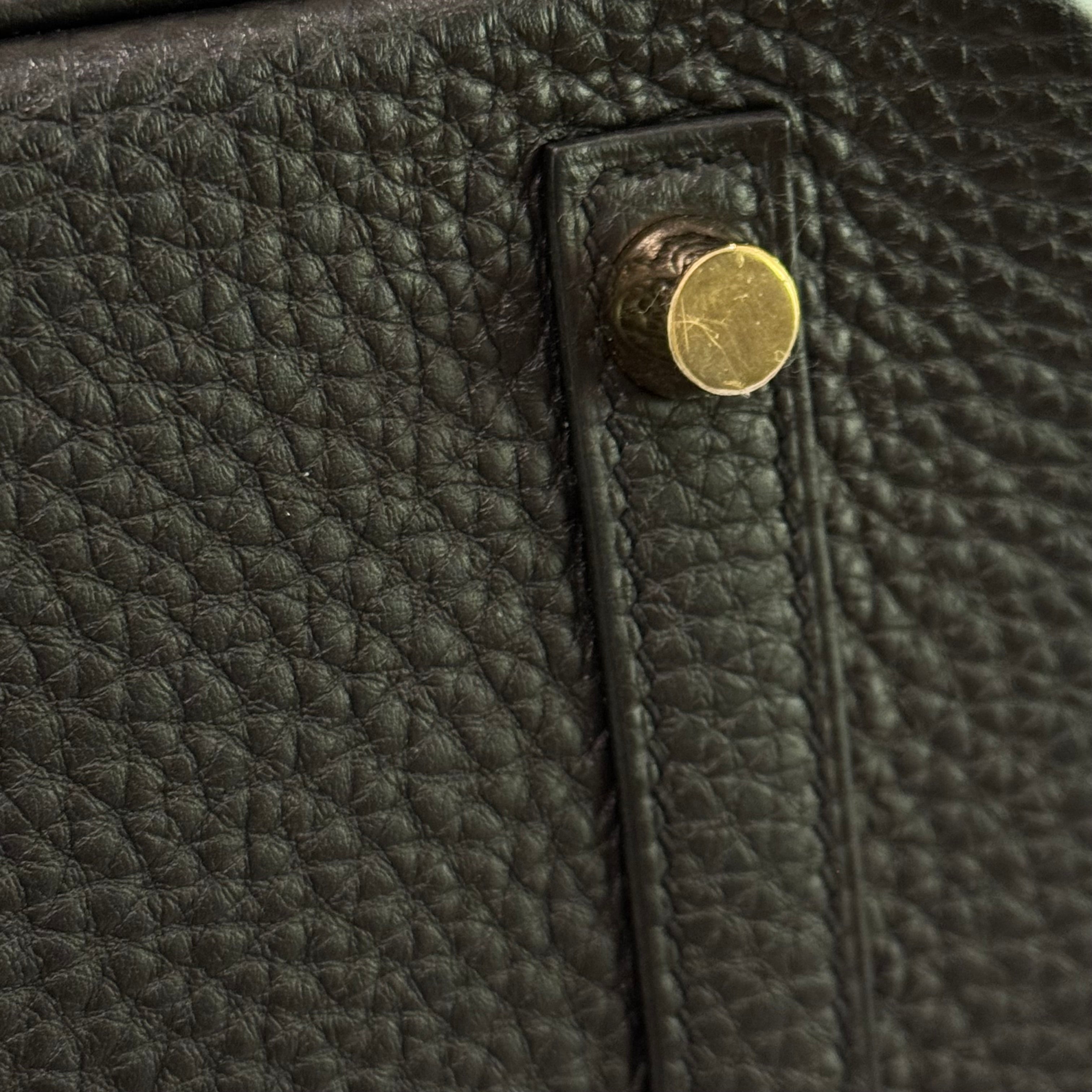 HERMÈS BIRKIN 30 BLACK WITH GOLD HARDWARE U STAMP