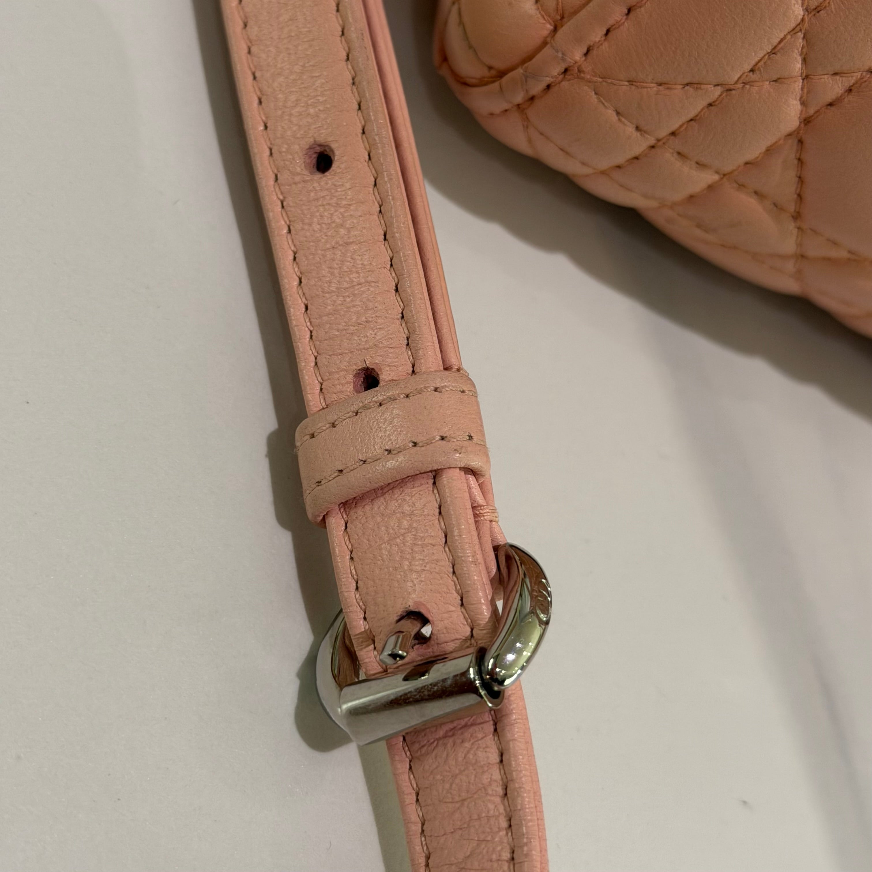 Dior Lady Dior Small Pink Lambskin Bag