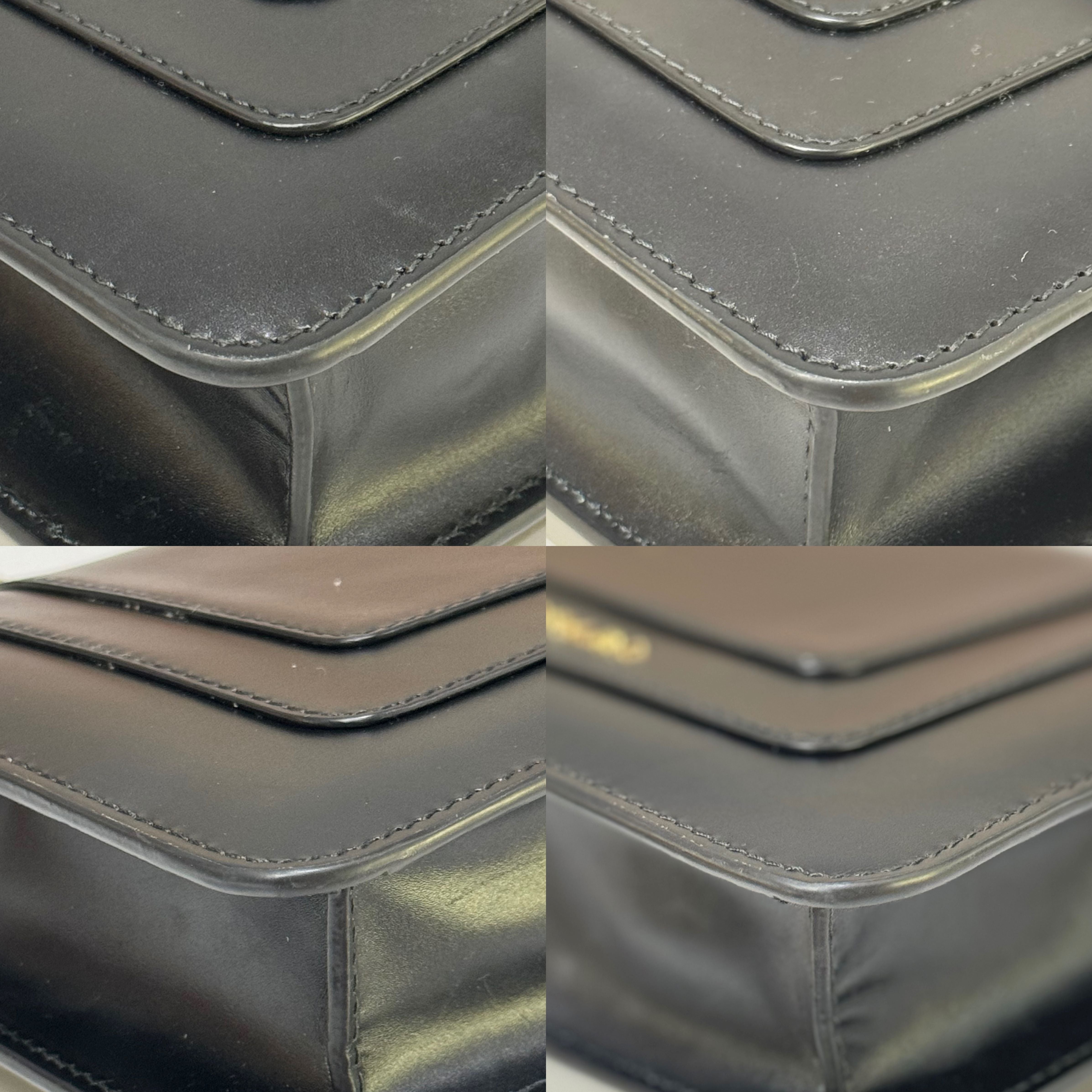 BVLGARI SERPENTI FOREVER CHAIN BAG CALFSKIN BLACK