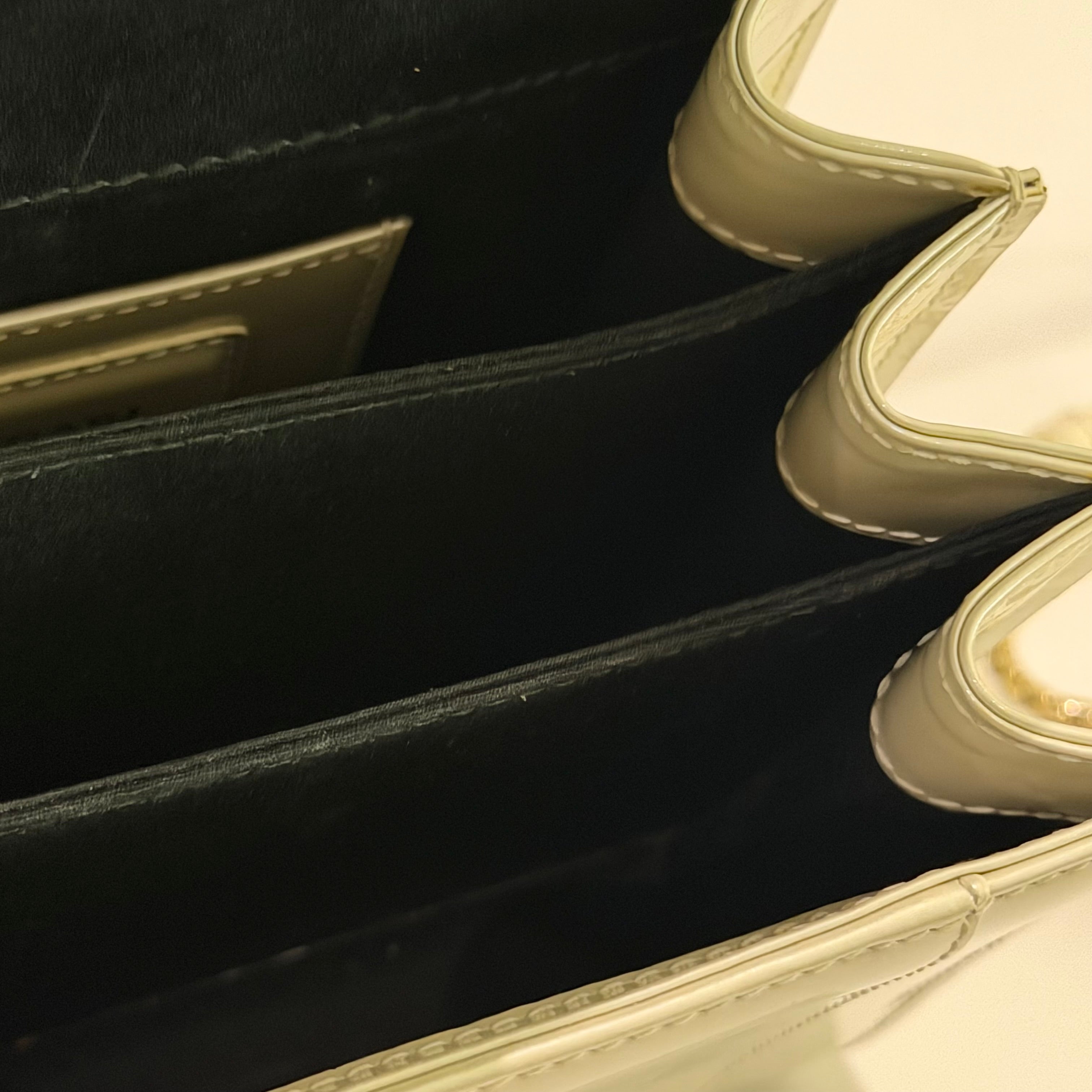 Bvlgari Serpenti White Small Accordion Bag